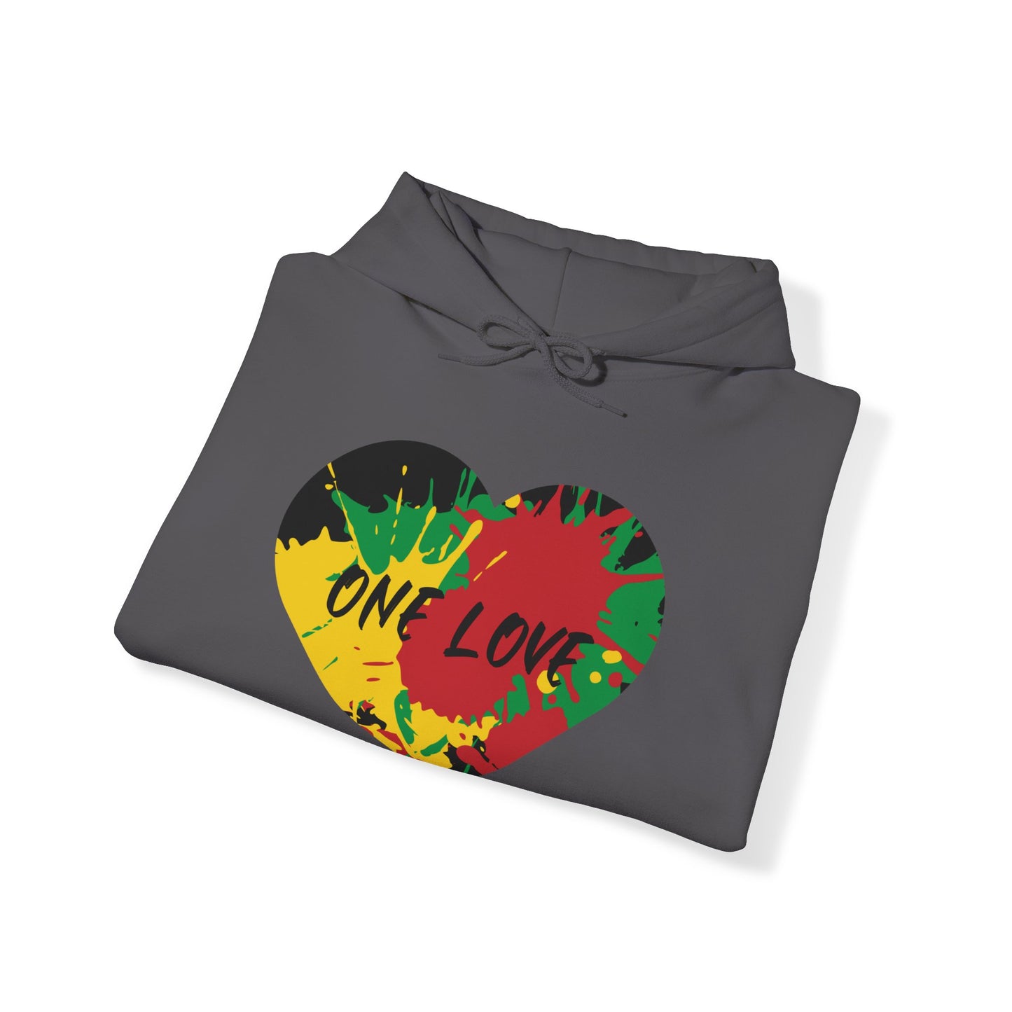 ONE LOVE RASTAH COLORS HOODED SWEATSHIRT