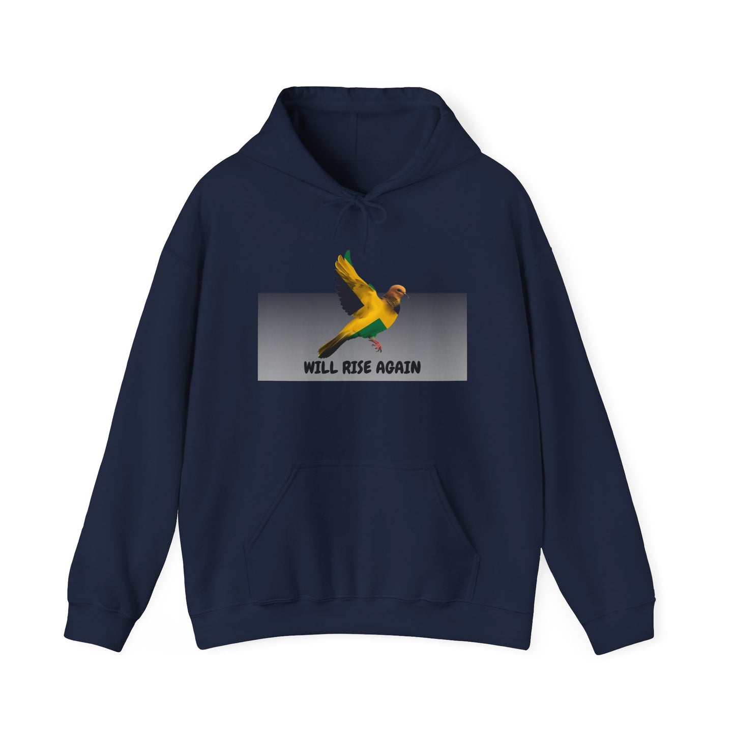Will Rise Again Graphic  Hooded Pullover For Jamaica