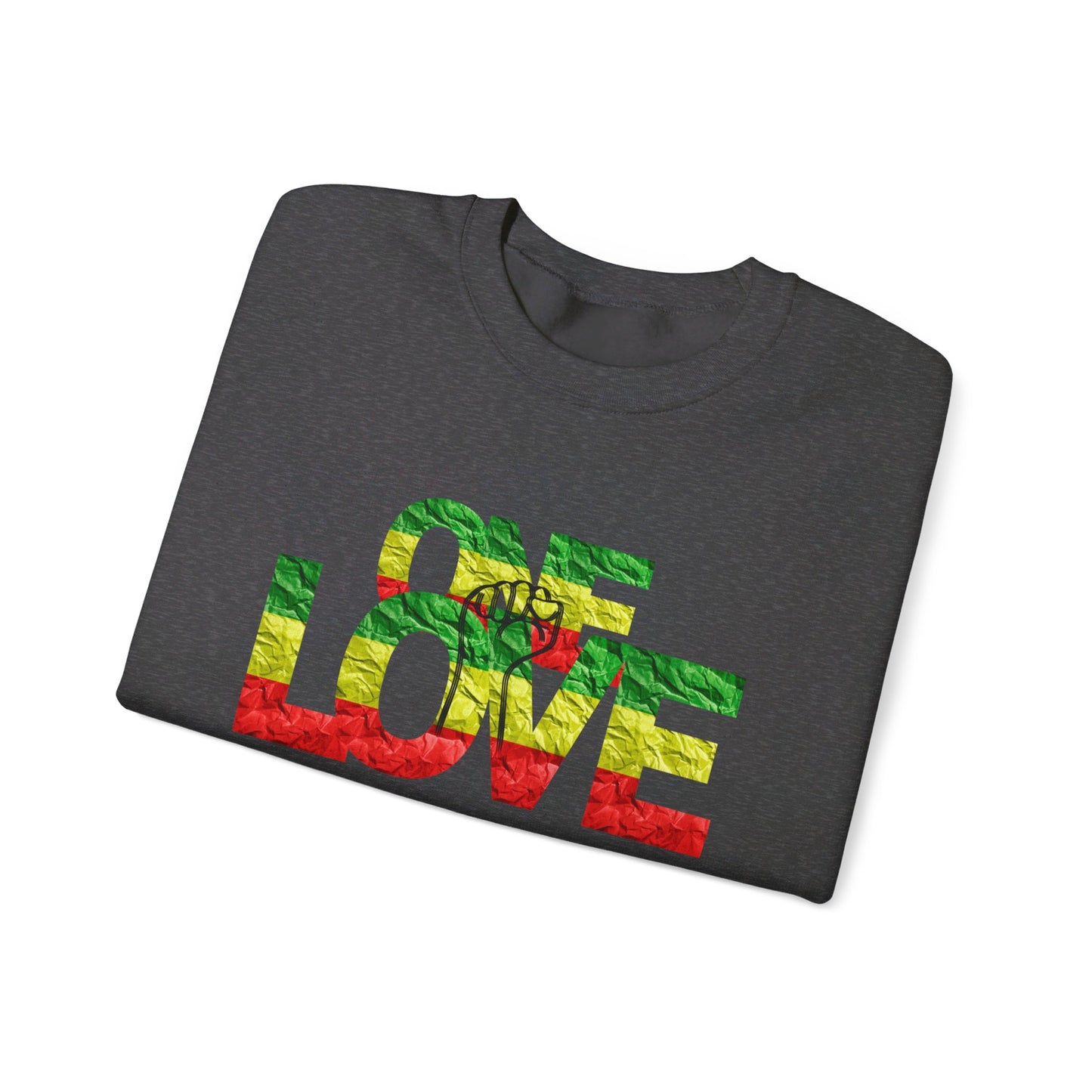 ONE LOVE POWER STATEMENT CREWNECK SWEATSHIRT GIFT