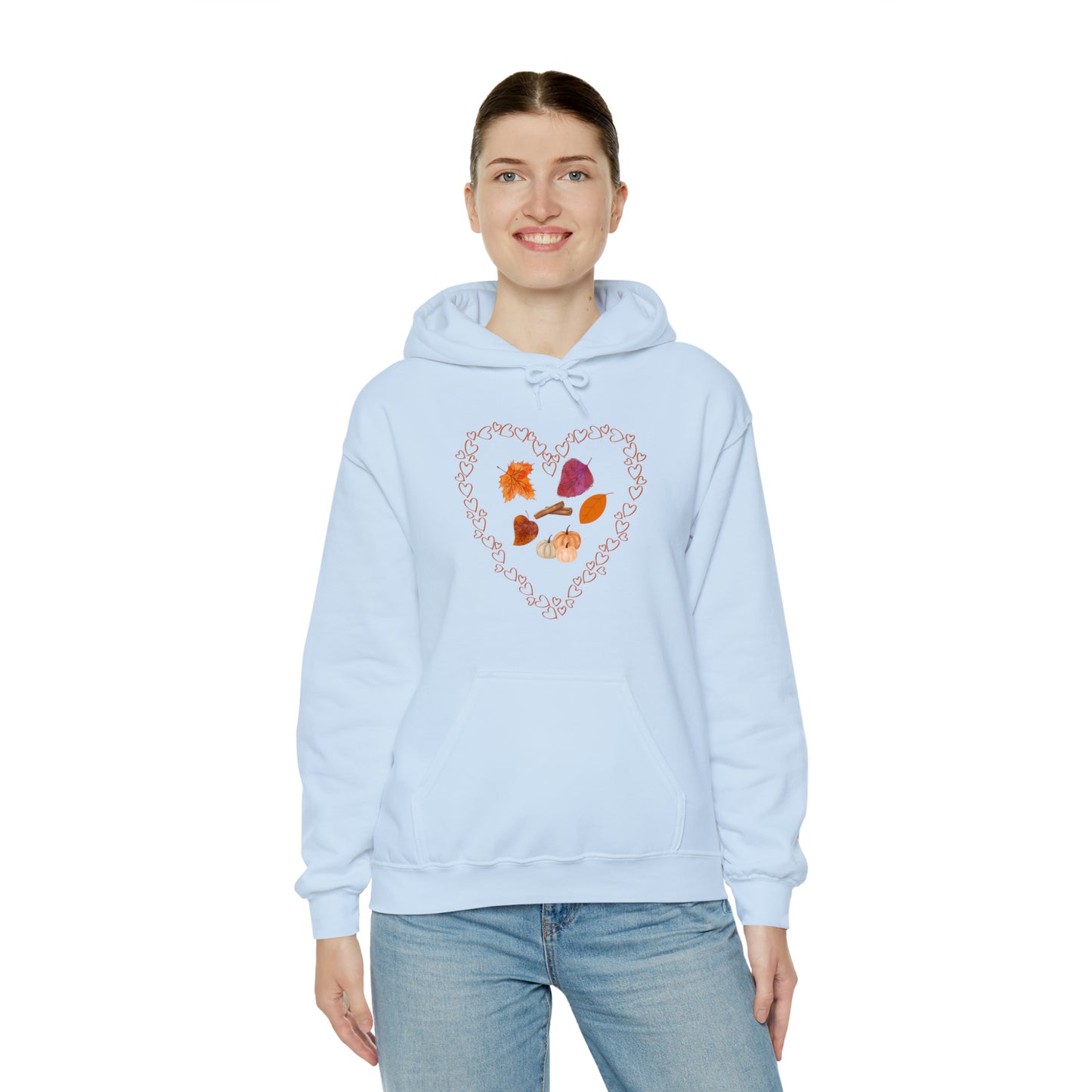 LOVE FALL THEME FALL HOODIE