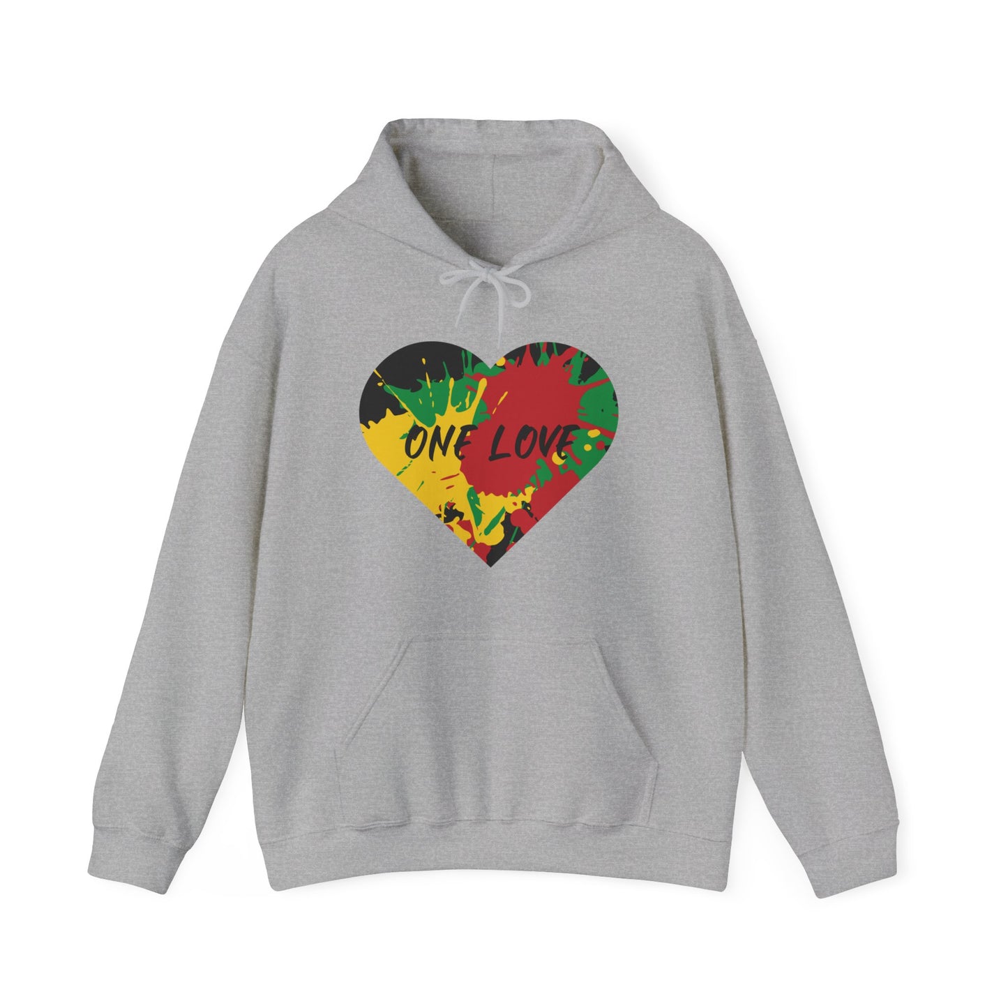 ONE LOVE RASTAH COLORS HOODED SWEATSHIRT