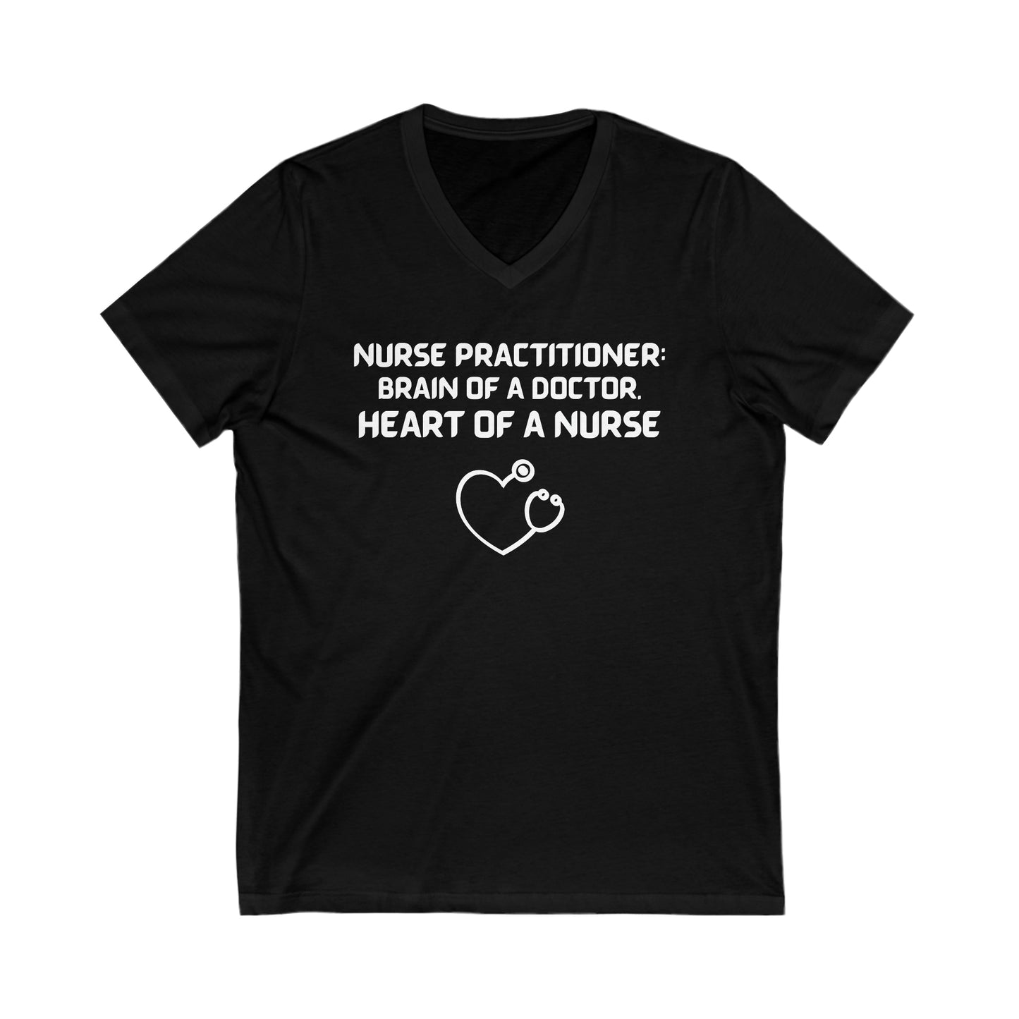 V NECK TEE GIFT FOR NURSE PRACTITIONER