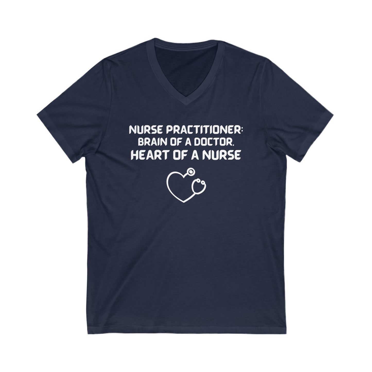 V NECK TEE GIFT FOR NURSE PRACTITIONER