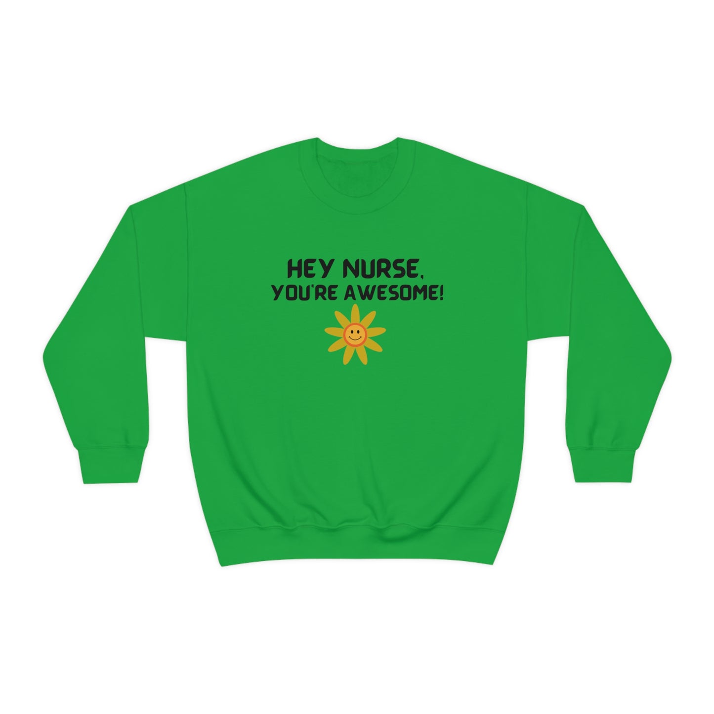 CREWNECK SWEATSHIRT NURSE GIFT WITH AWESOME WORDS FOR NURSE