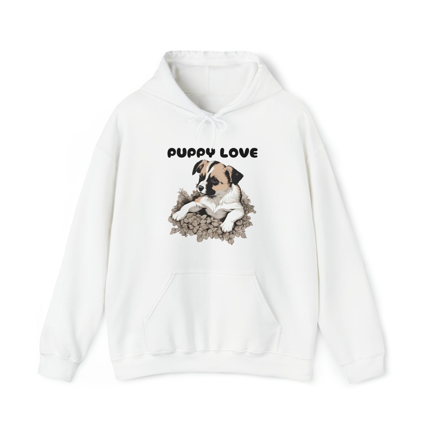 Puppy Print Dog Lovers Hooded Sweatshirt Gift