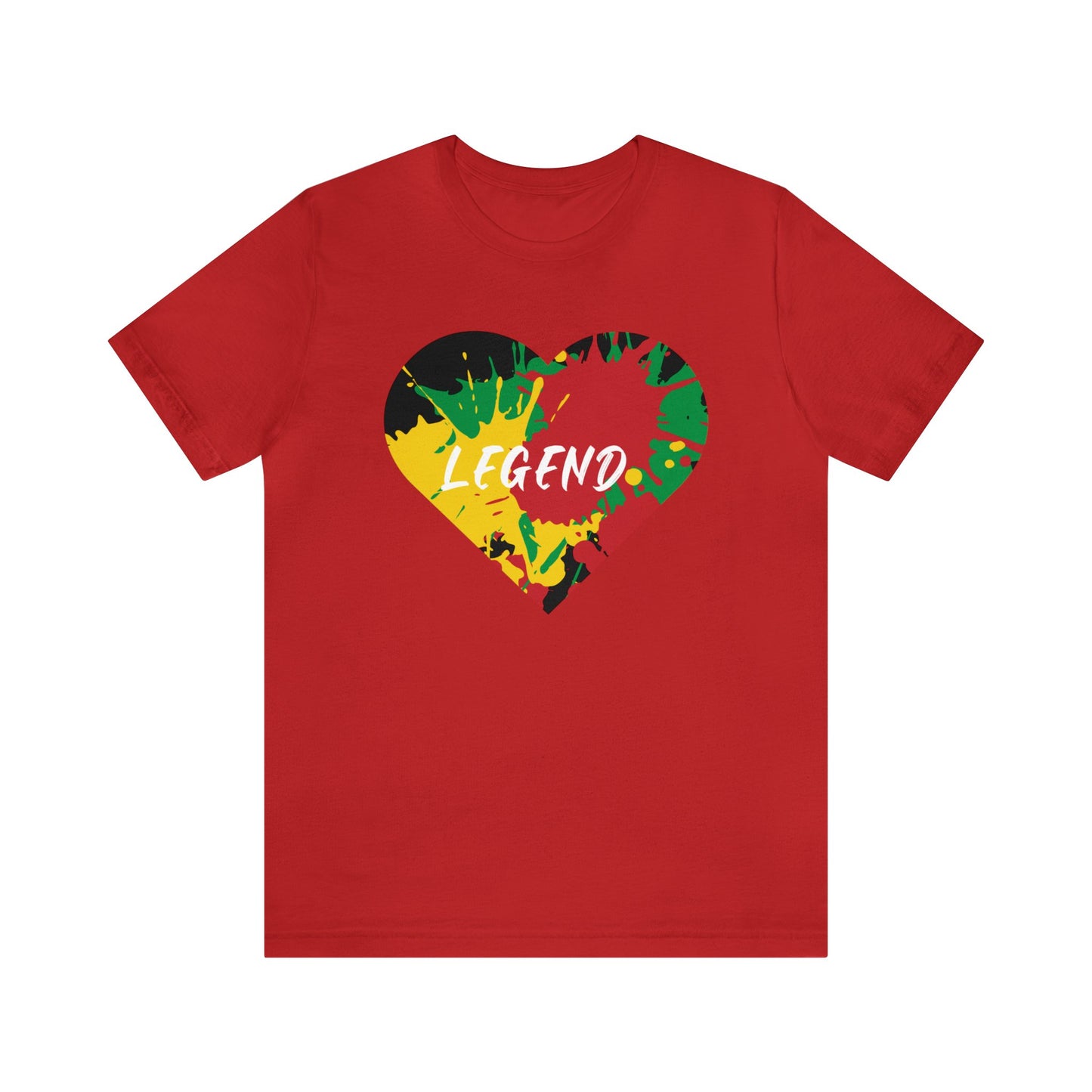 LEGEND REGGAE THEME CREWNECK TEE SHIRT