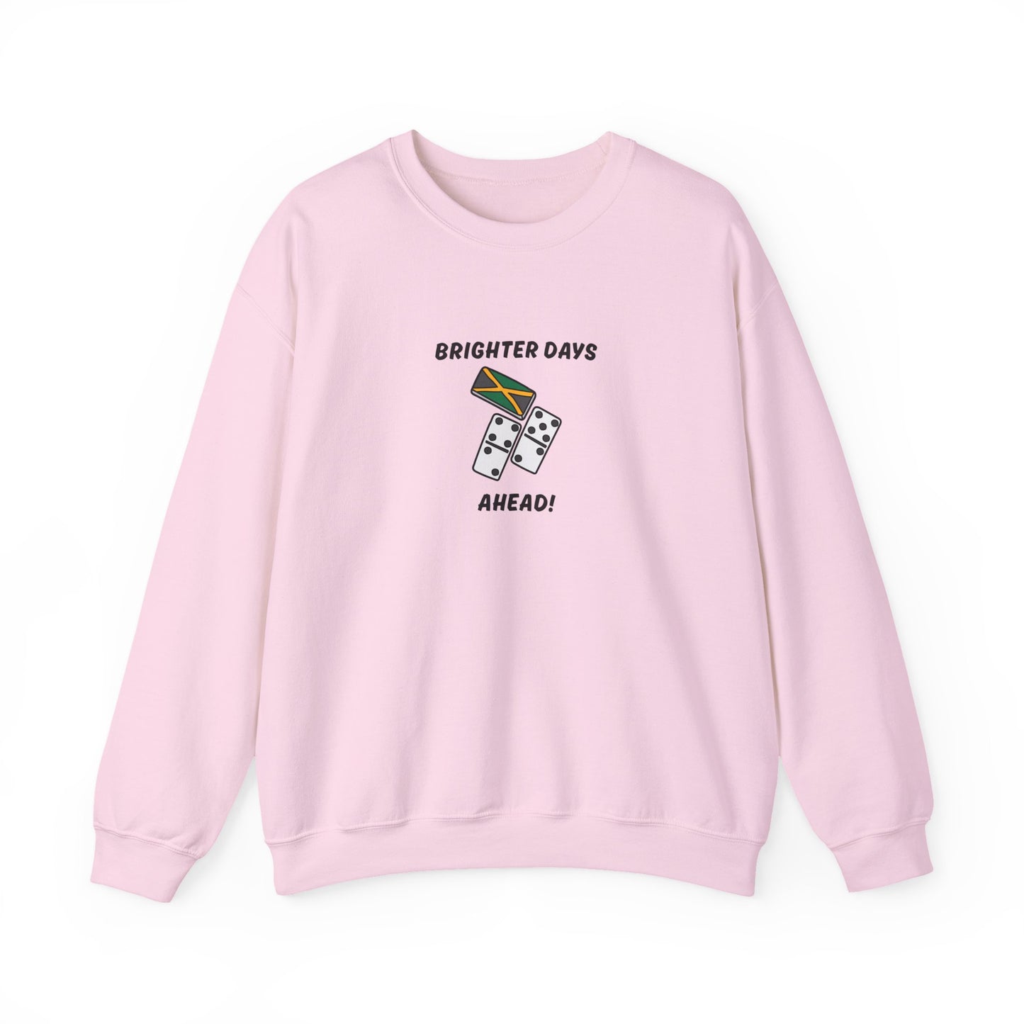 Jamaica  Domino Nostalgia Brighter Days Ahead  Crewneck Sweatshirt