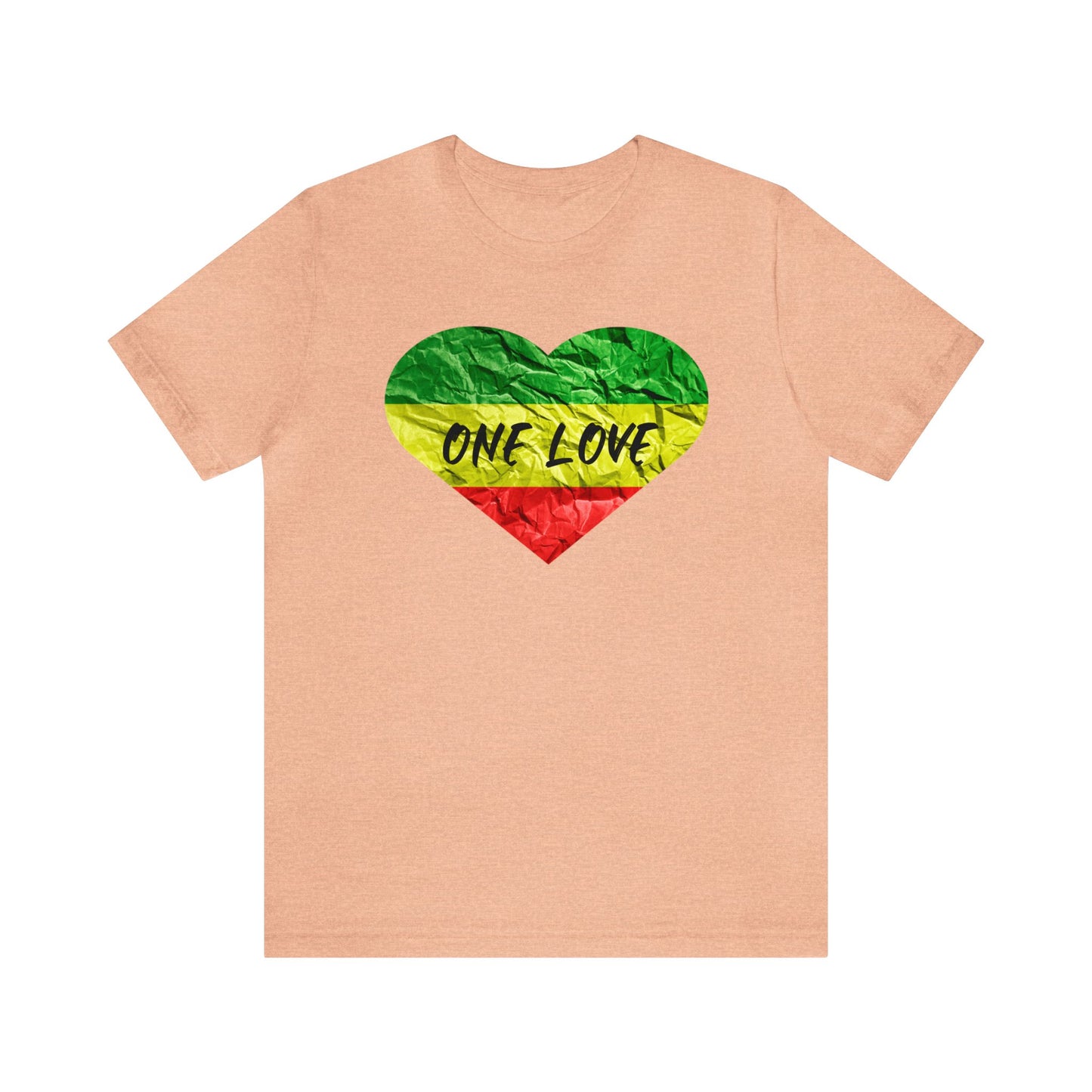 REGGAE ONE LOVE ROOTS SHORT SLEEVE TEE SHIRT GIFT