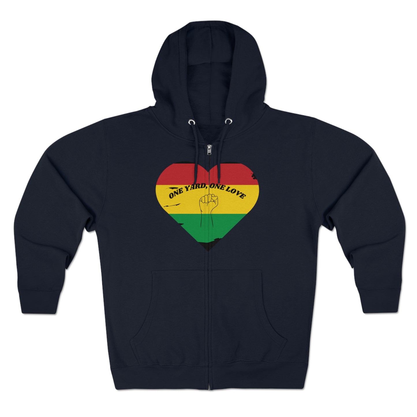 ONE LOVE POWER ZIP UP HOODIE GIFT