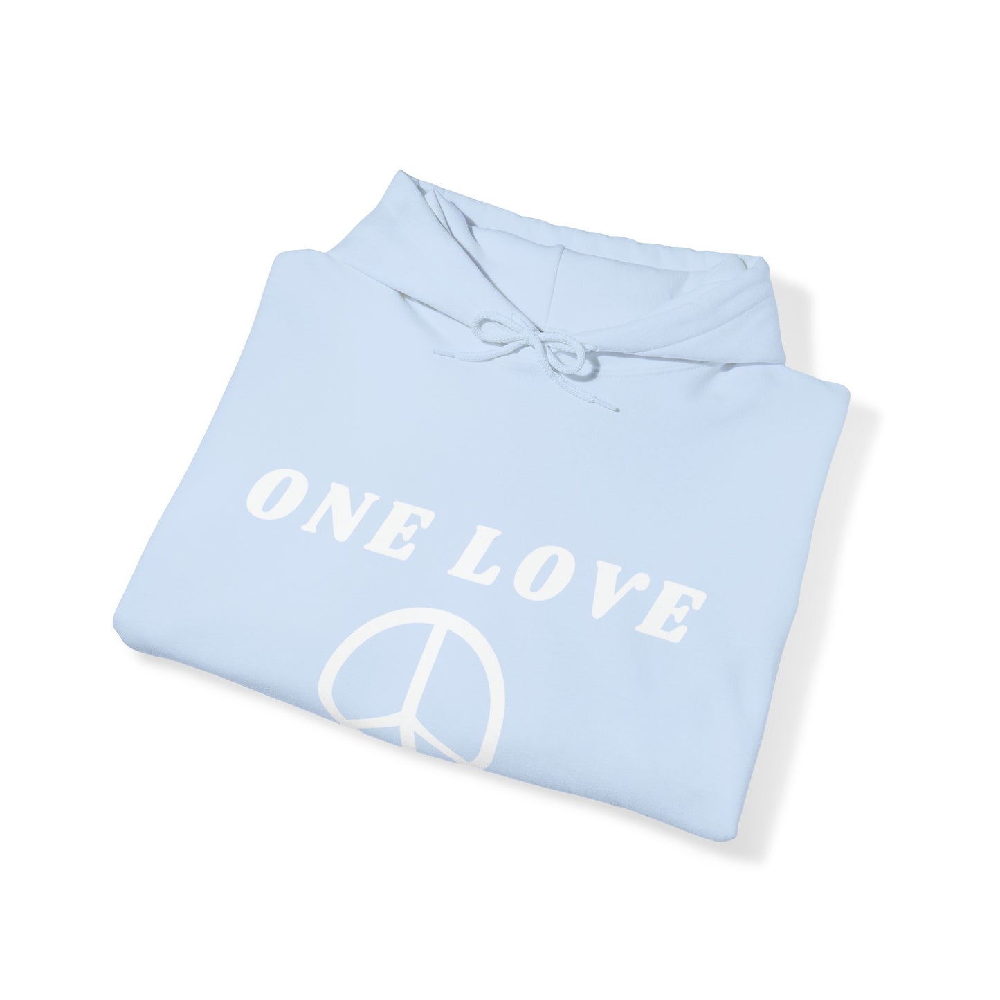 ONE LOVE PEACE HOODED SWEATSHIRT GIFT