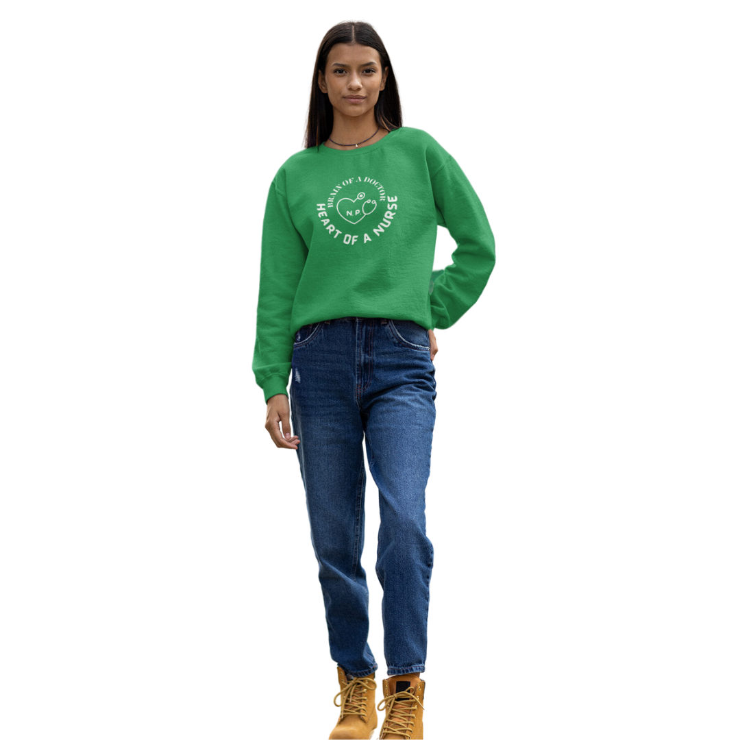 CREWNECK SWEATSHIRT FOR NURSE PRACTITIONER