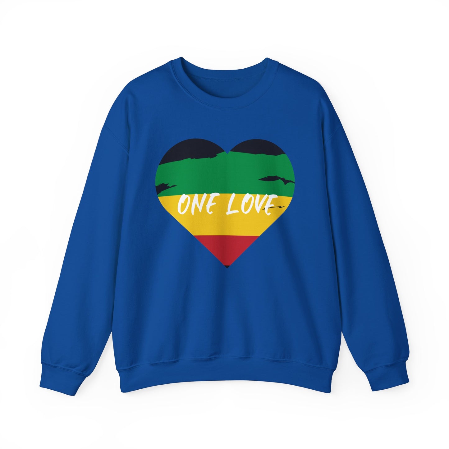 ONE LOVE HEART CREWNECK SWEATSHIRT GIFT