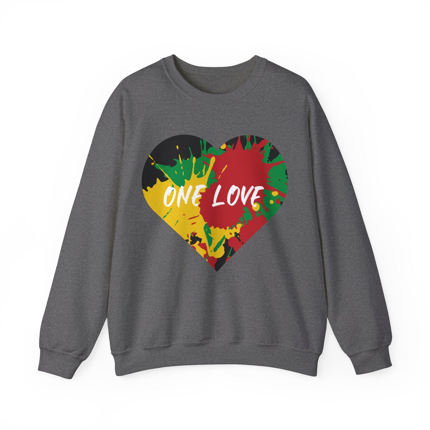 ONE LOVE ROOTS COLOR SPLASH ART SWEATSHIRT