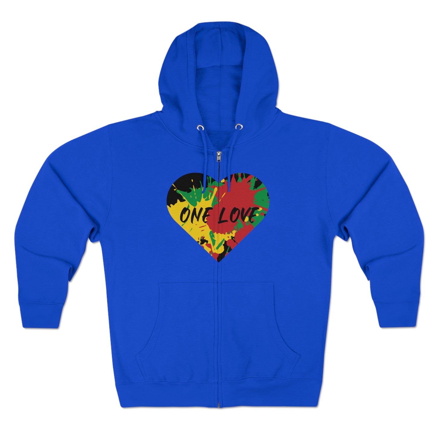 ONE LOVE ZIP FRONT HOODIE GIFT