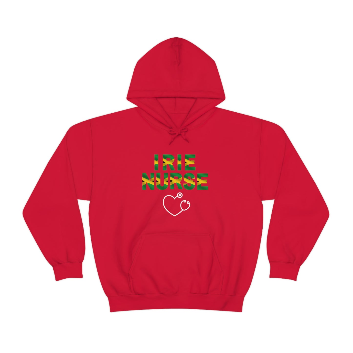 IRIE NURSE HOODED SWEATSHIRT GIFT FOR JAMAICAN NURSES