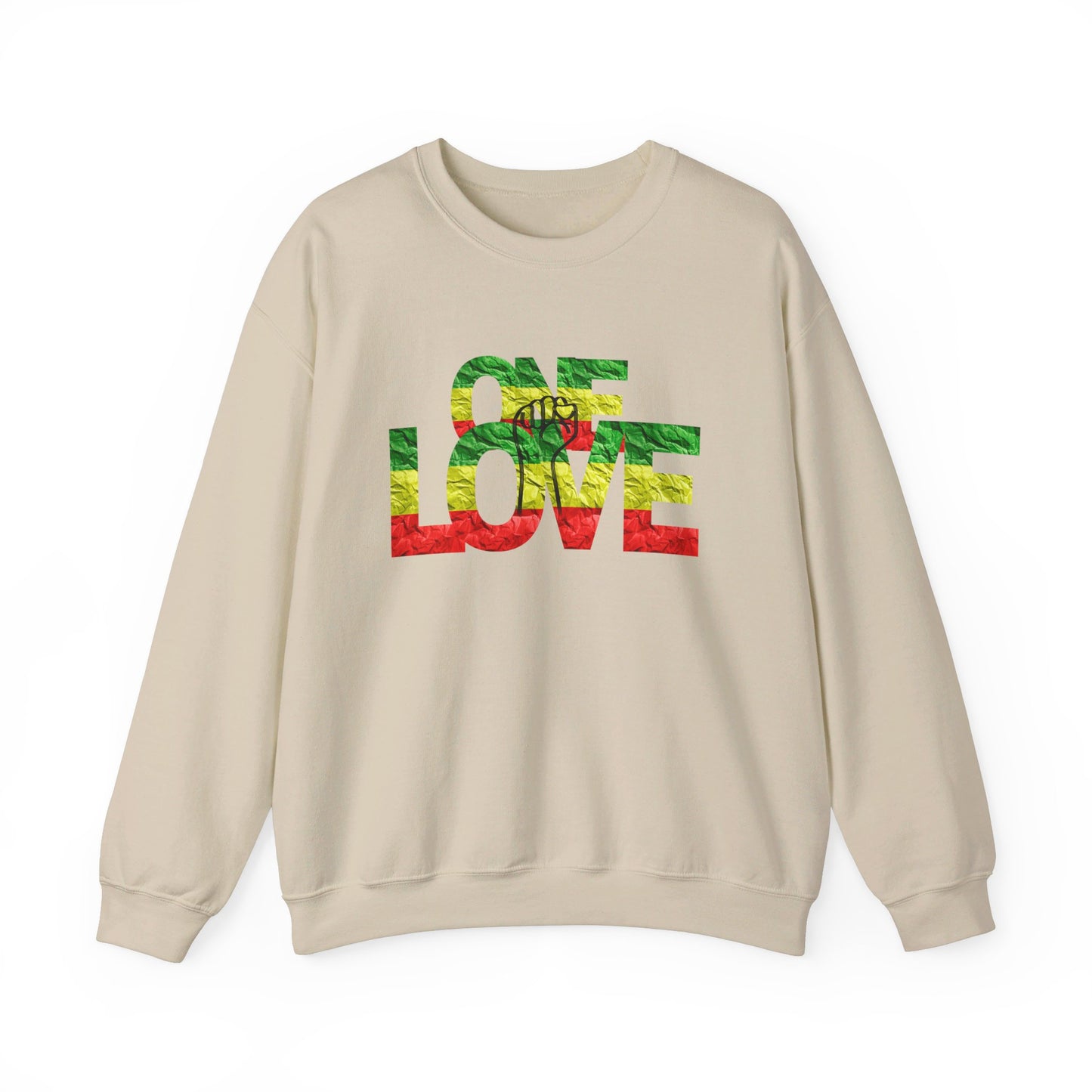 ONE LOVE POWER STATEMENT CREWNECK SWEATSHIRT GIFT