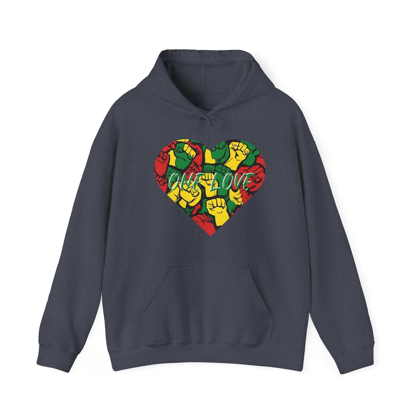 ONE LOVE FIST DESIGN HOODIE GIFT