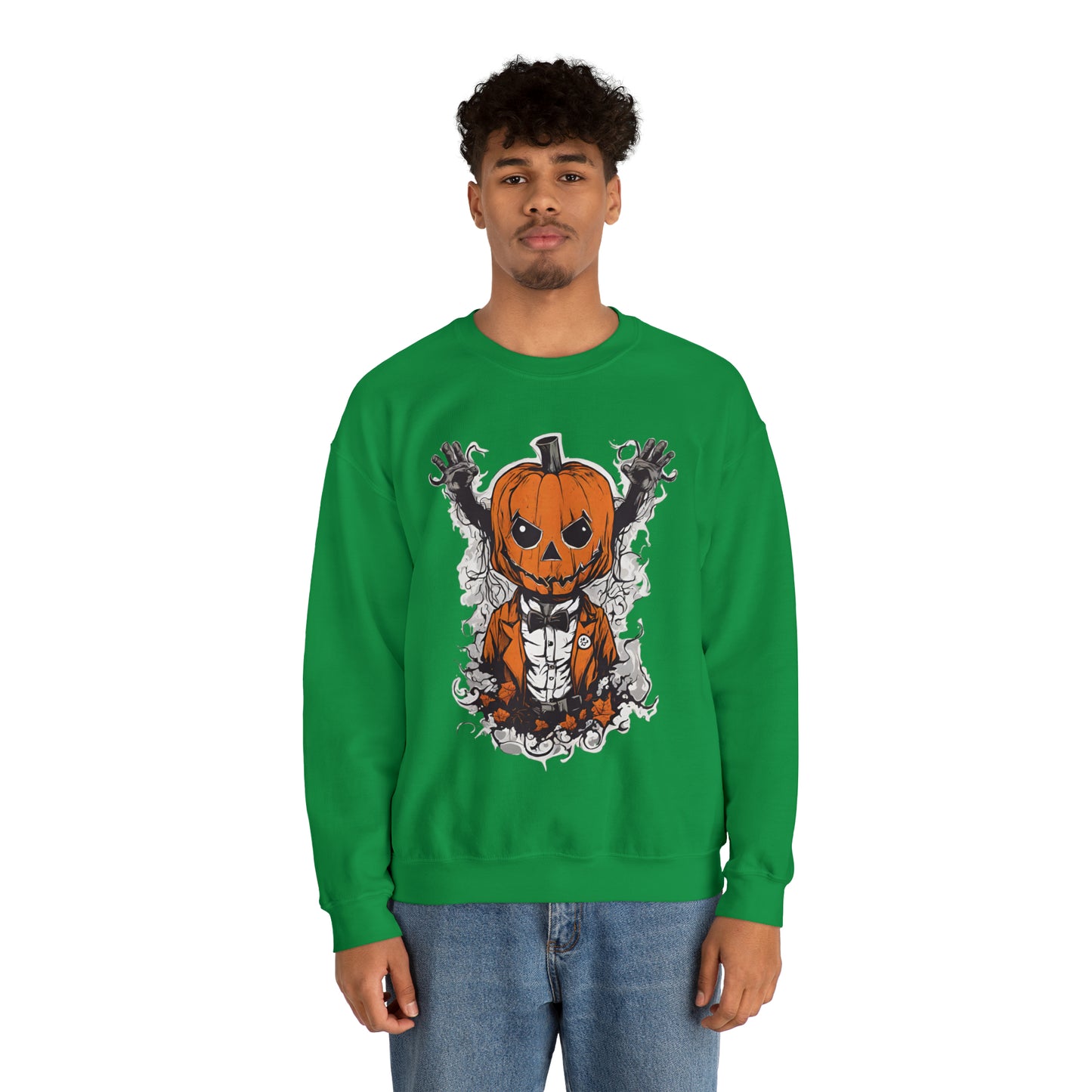 CREEPY PUMPKIN HALLOWEEN SWEATSHIRT GIFT