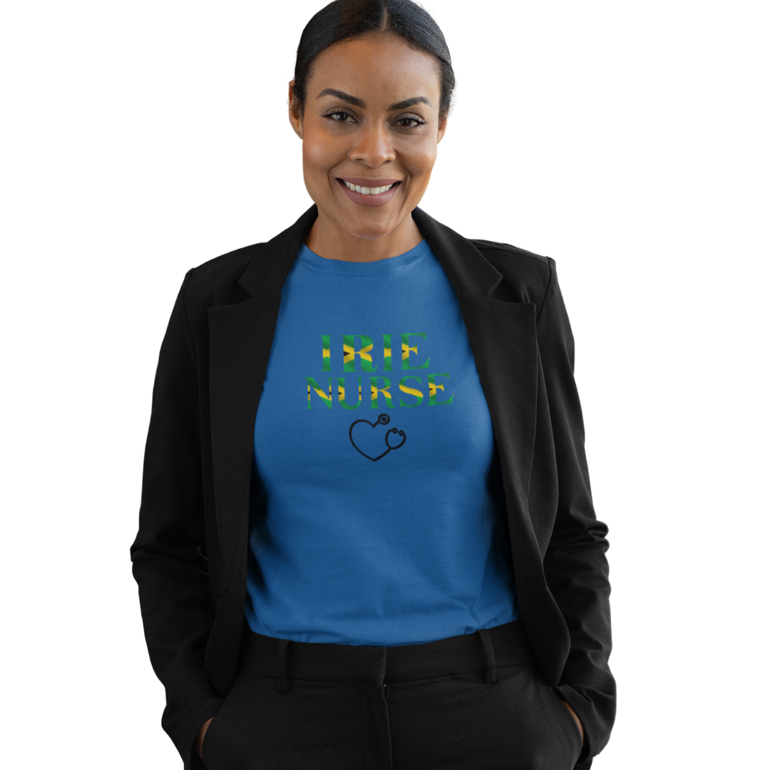 CREWNECK T SHIRT GIFT FOR JAMAICAN NURSE