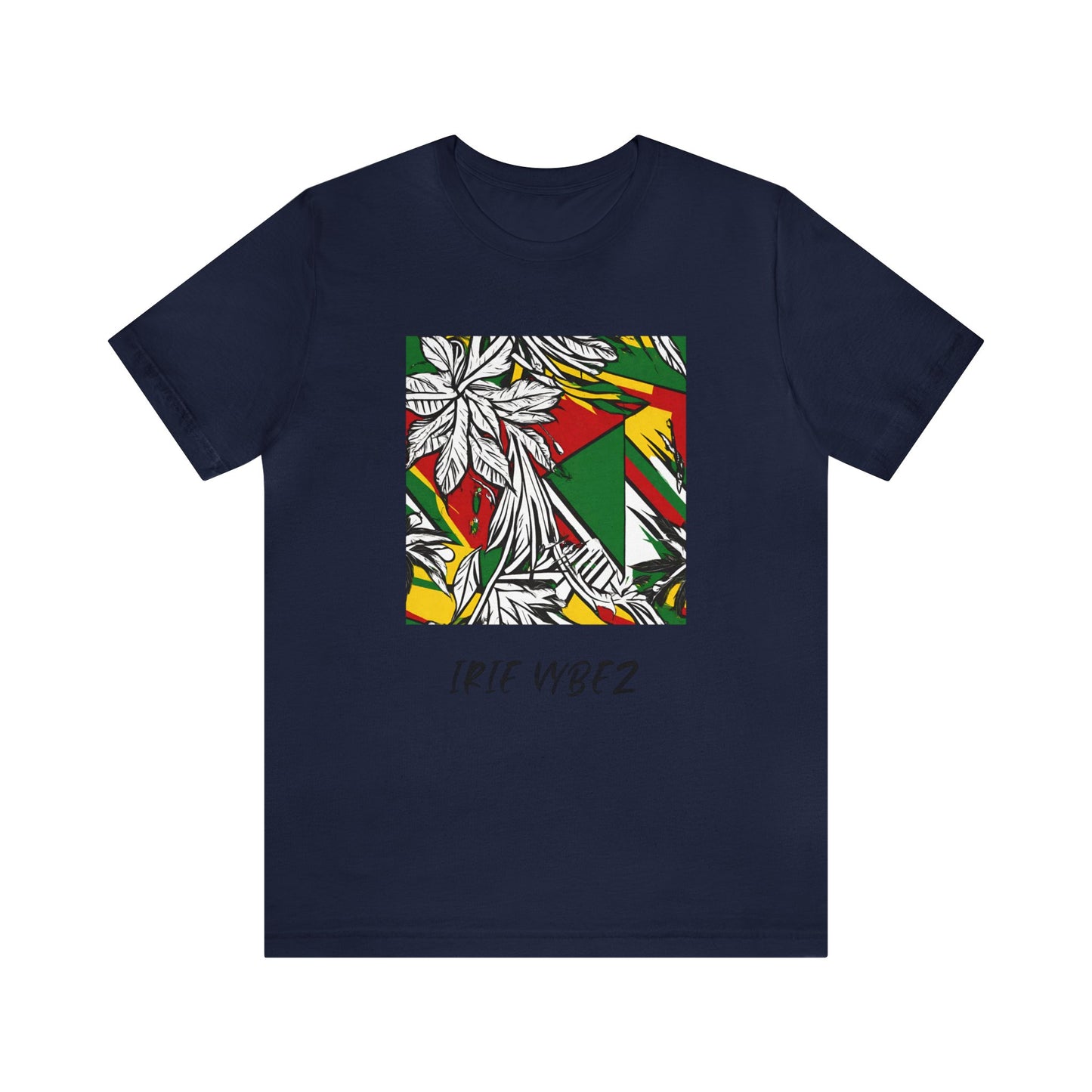 IRIE VYBEZ  ROOTS COLOR GRAPHIC SHORT SLEEVE TEE SHIRT