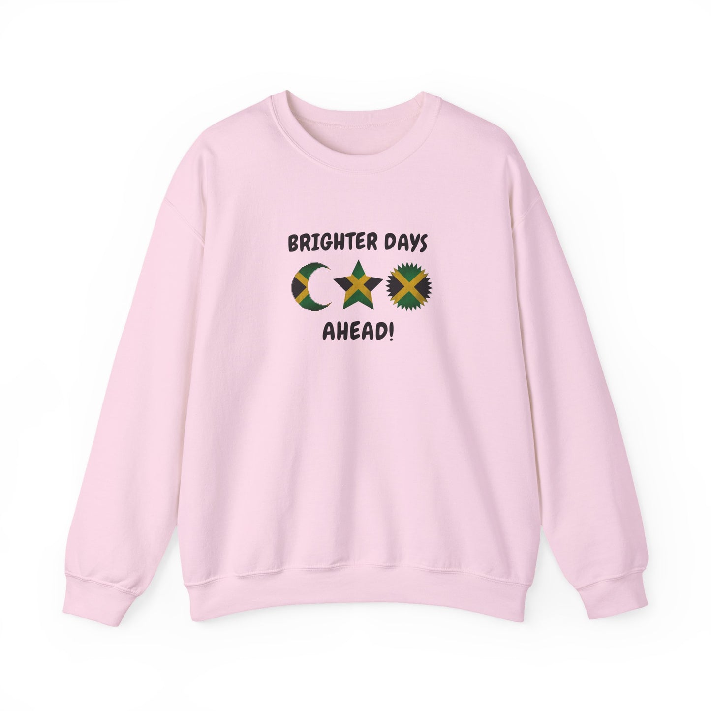 Jamaican Sun Moon Star Brighter Days Ahead Sweatshirt