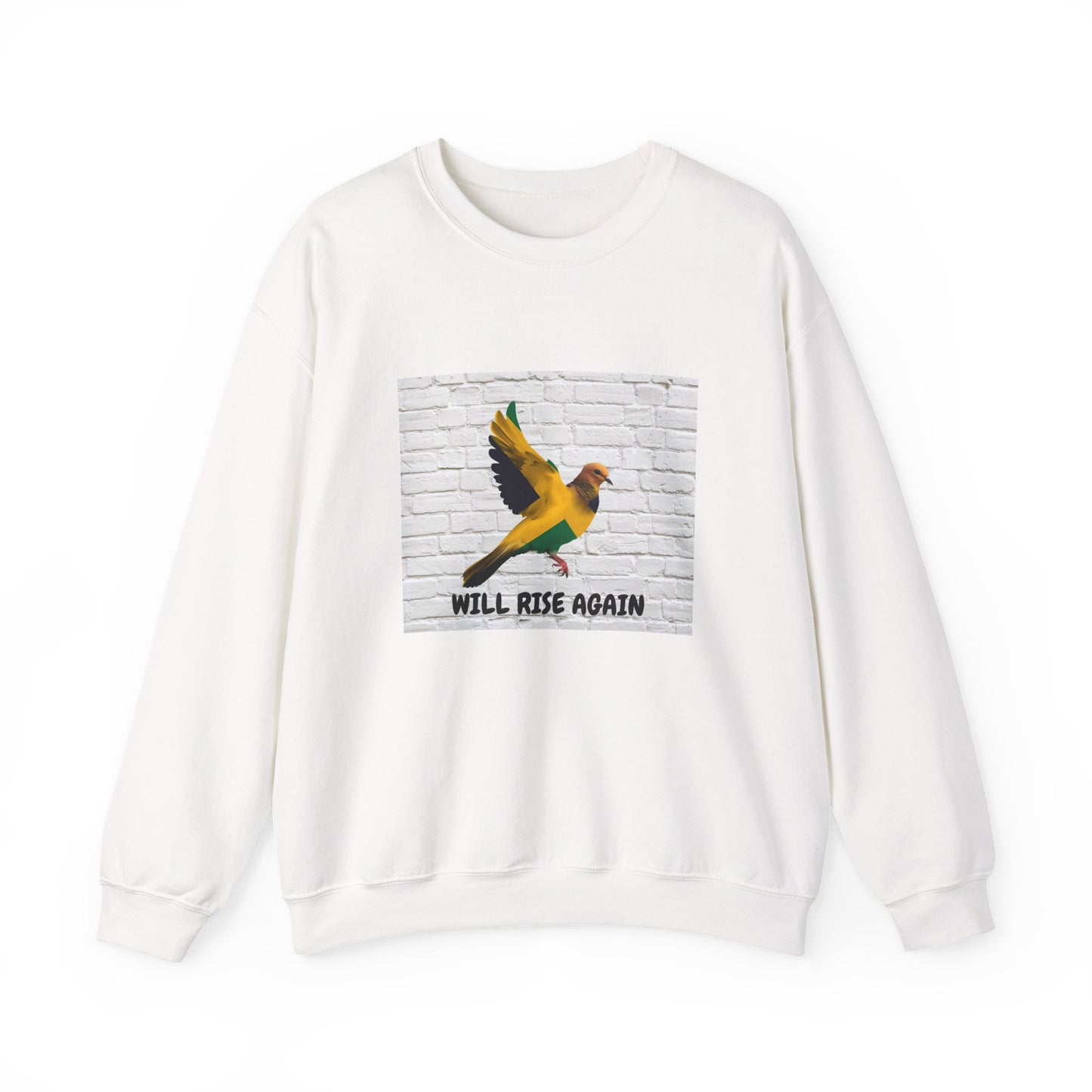 Will Rise Again Bird Graphic Pullover Sweatshirt ED