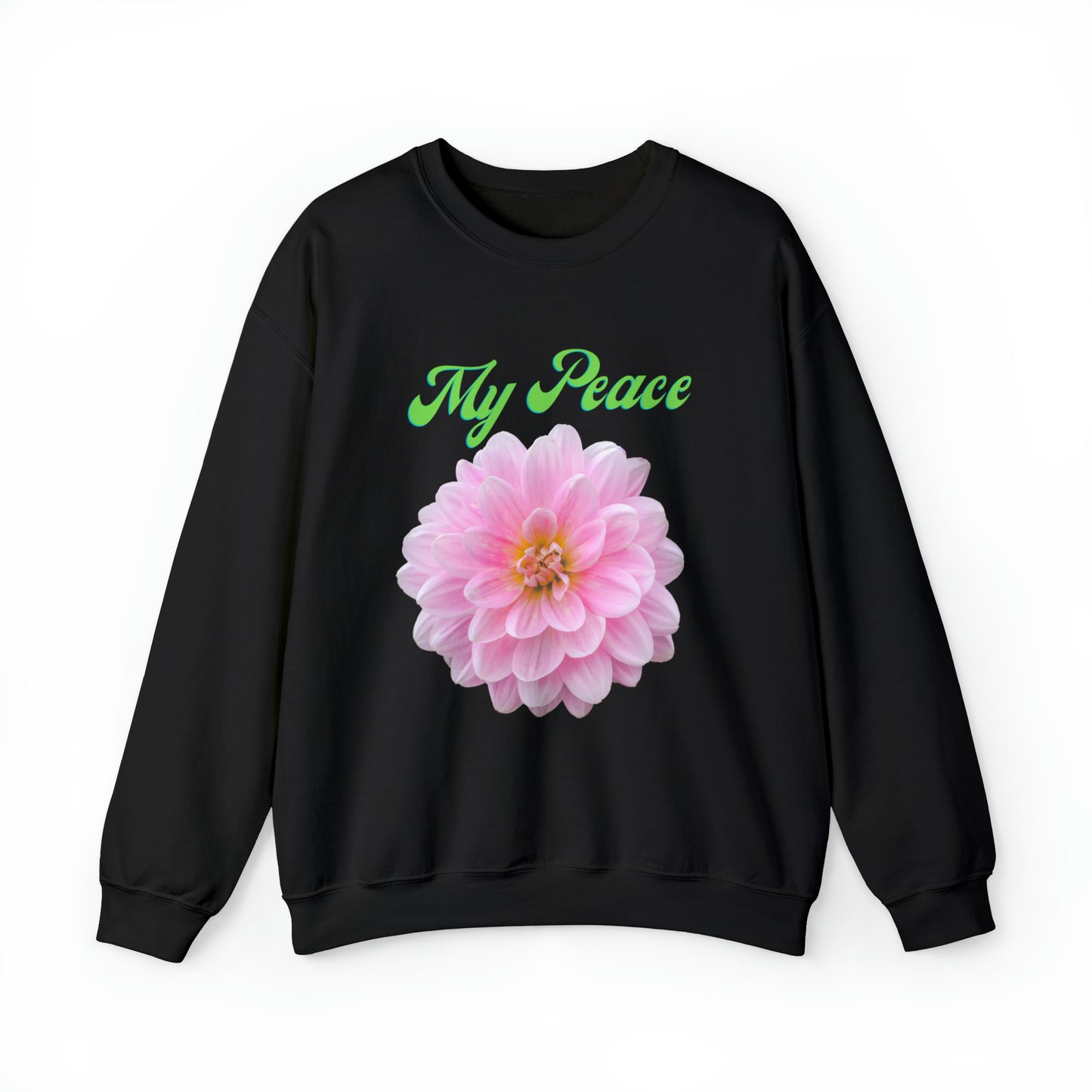 Pink Peony Design Crewneck Sweatshirt Gift