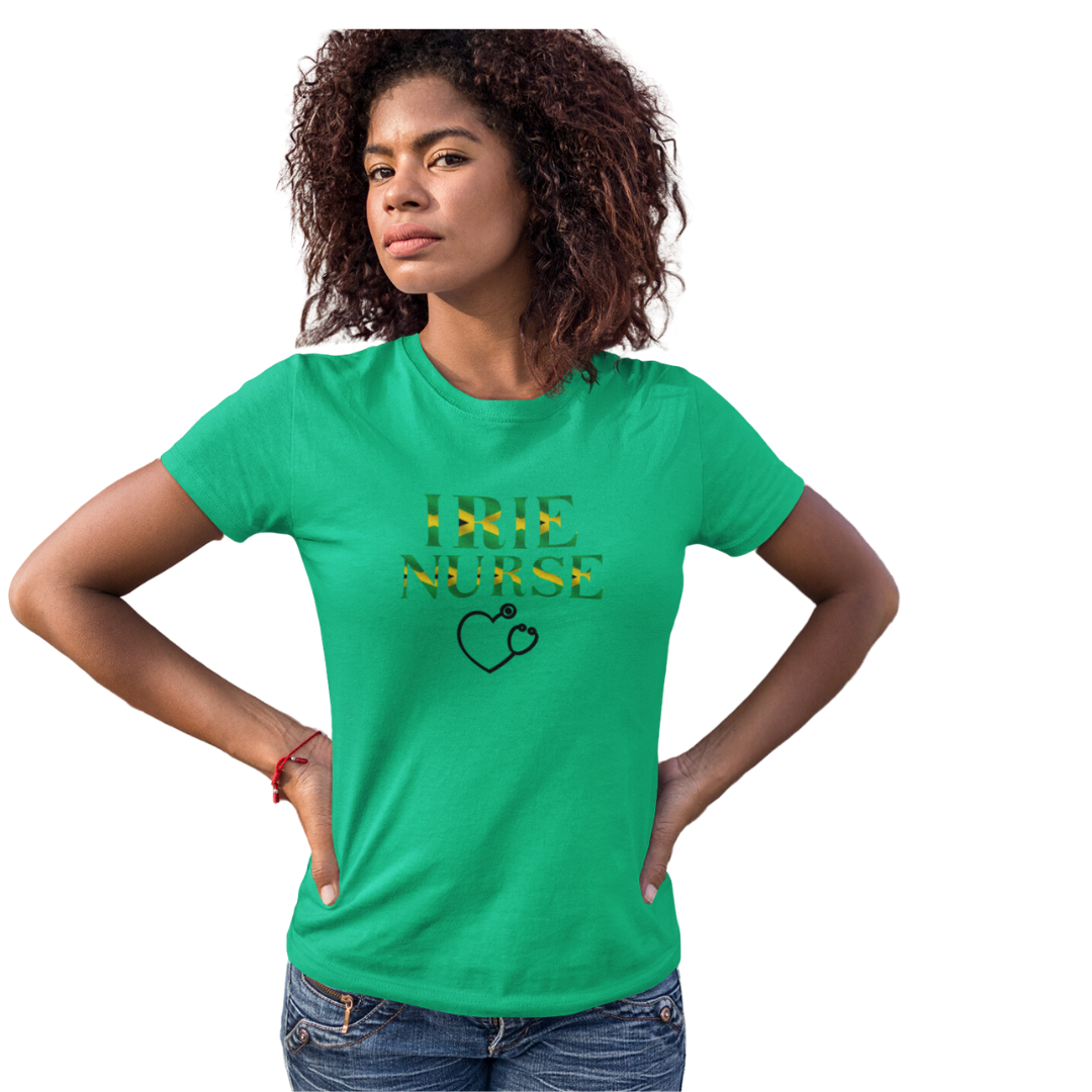 CREWNECK T SHIRT GIFT FOR JAMAICAN NURSE