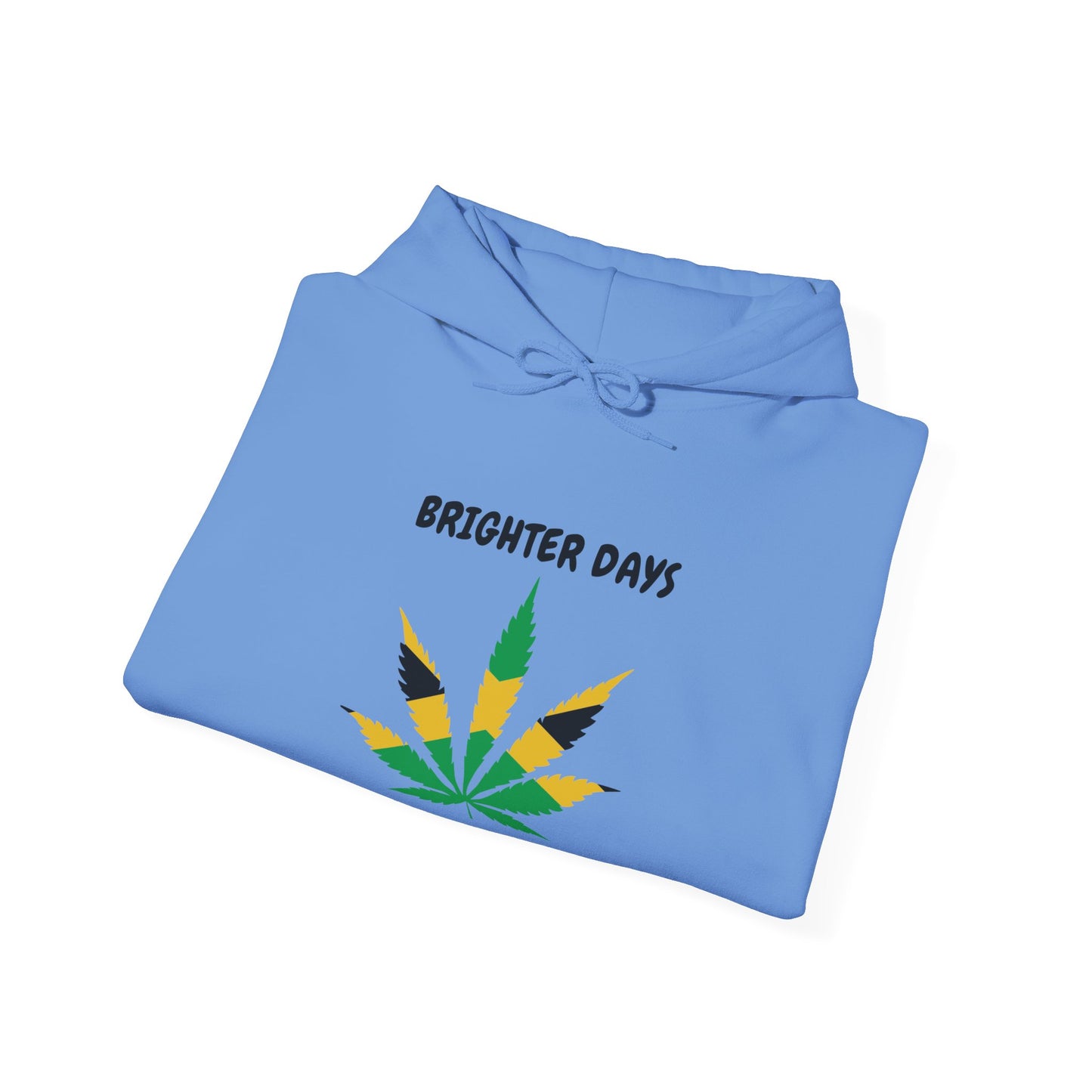 "Brighter Days Ahead!" Jamaica Leaf Graphic Pullover