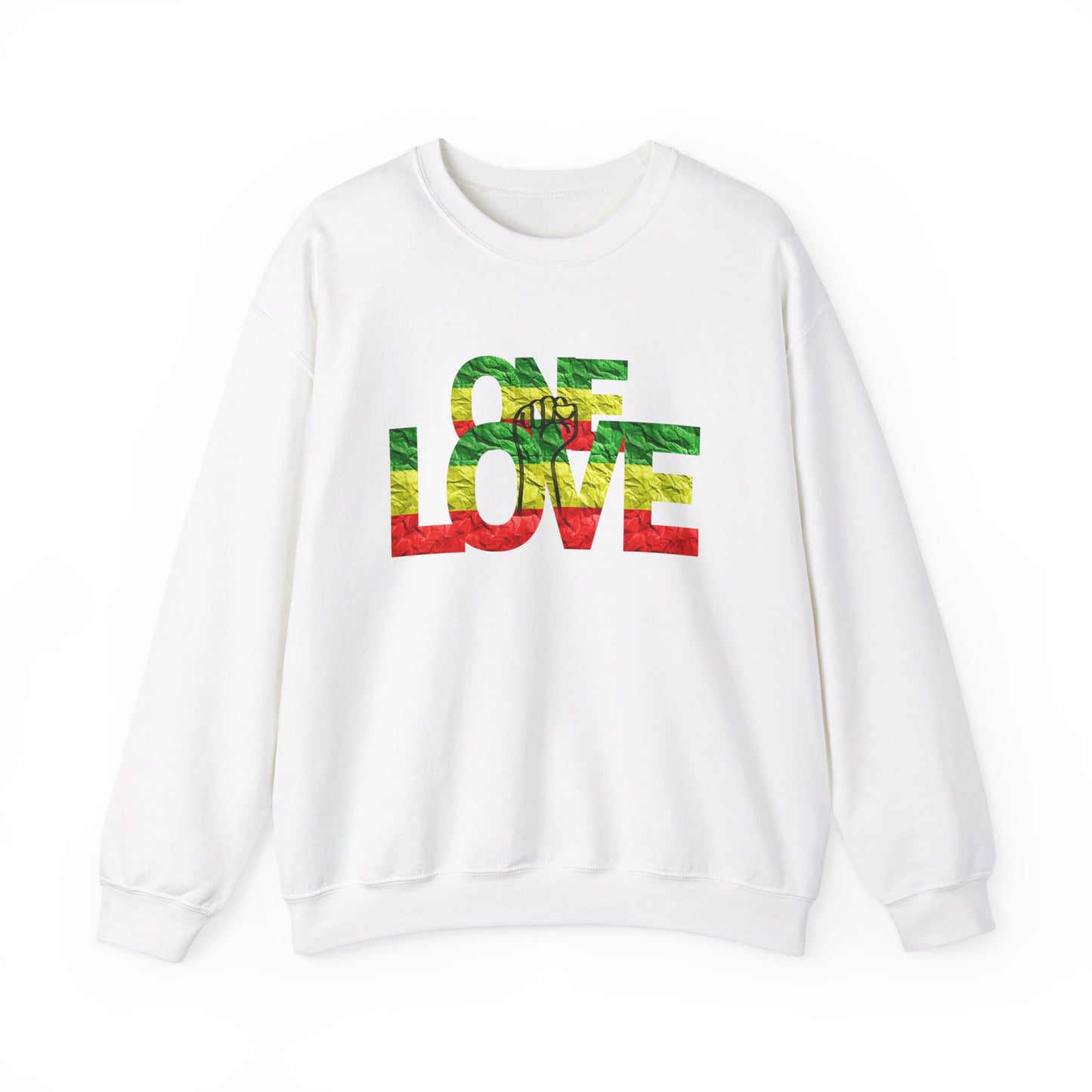 ONE LOVE POWER STATEMENT CREWNECK SWEATSHIRT GIFT