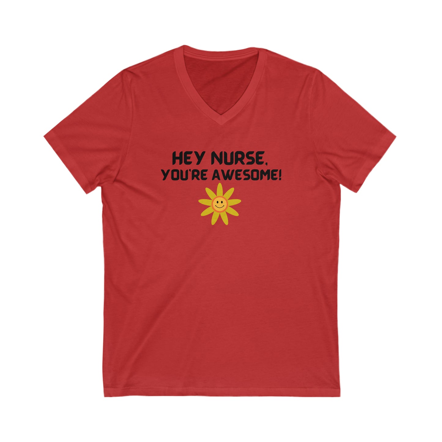 AWESOME NURSE V NECK T SHIRT GIFT FOR NURSE