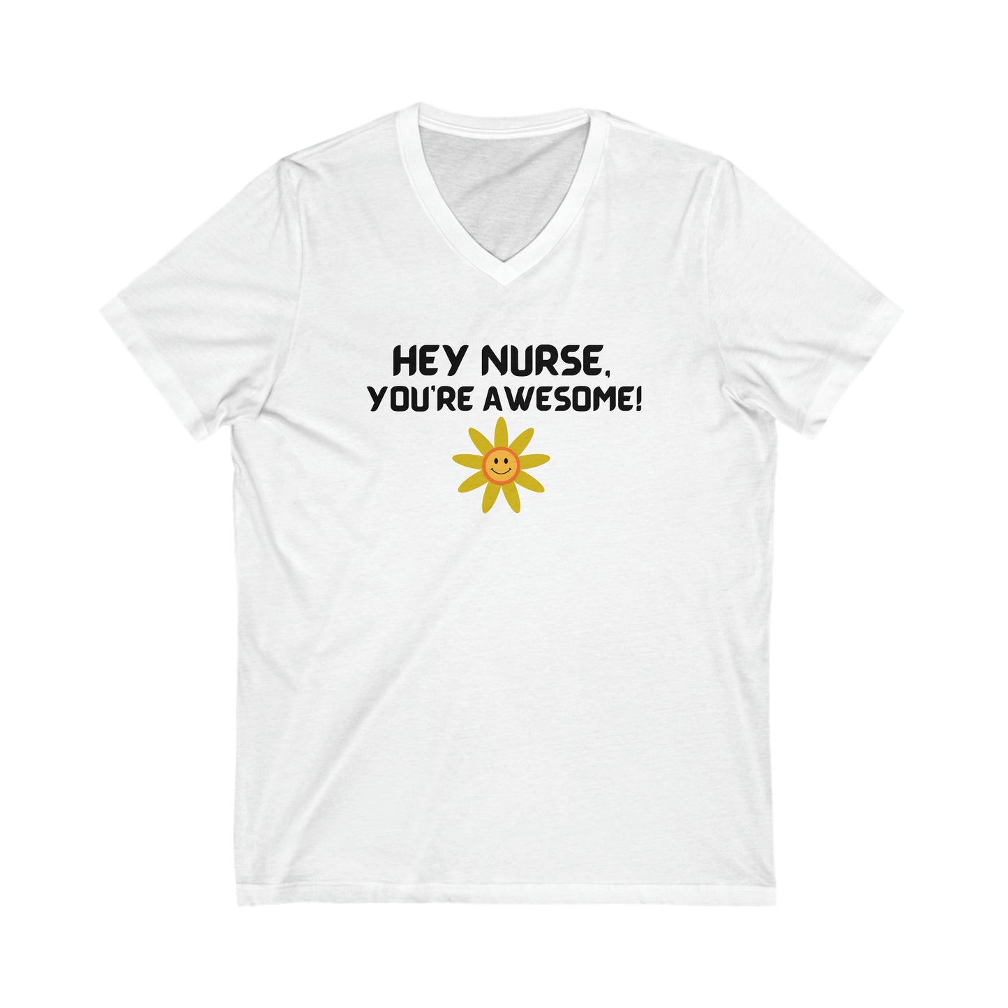 AWESOME NURSE V NECK T SHIRT GIFT FOR NURSE