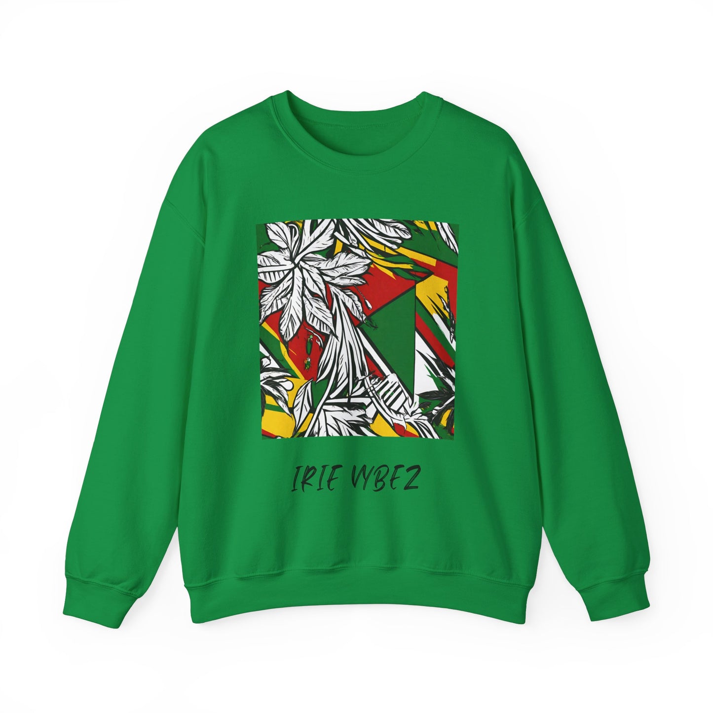 IRIE VYBEZ ABSTRACT ART GRAPHIC SWEATSHIRT