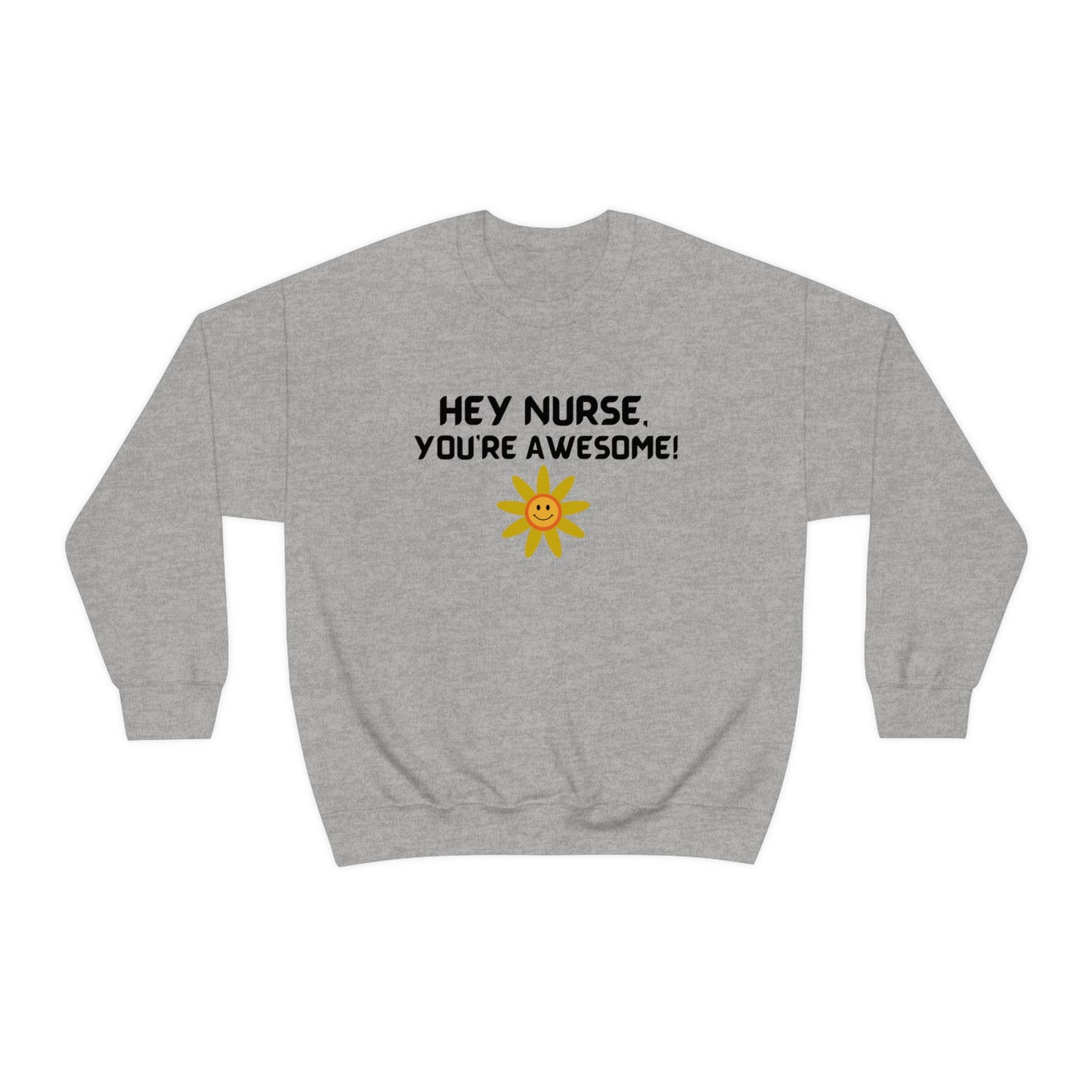 CREWNECK SWEATSHIRT NURSE GIFT WITH AWESOME WORDS FOR NURSE