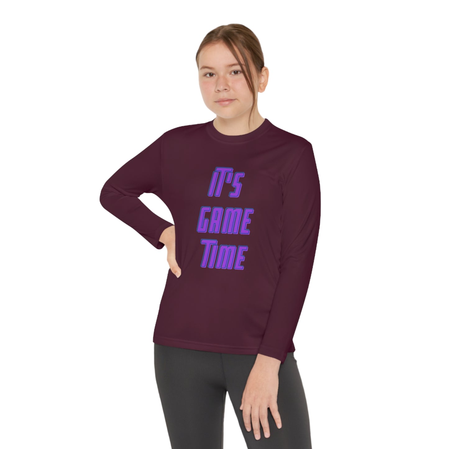 YOUTH GAME ON LONG SLEEVE TEE SHIRT