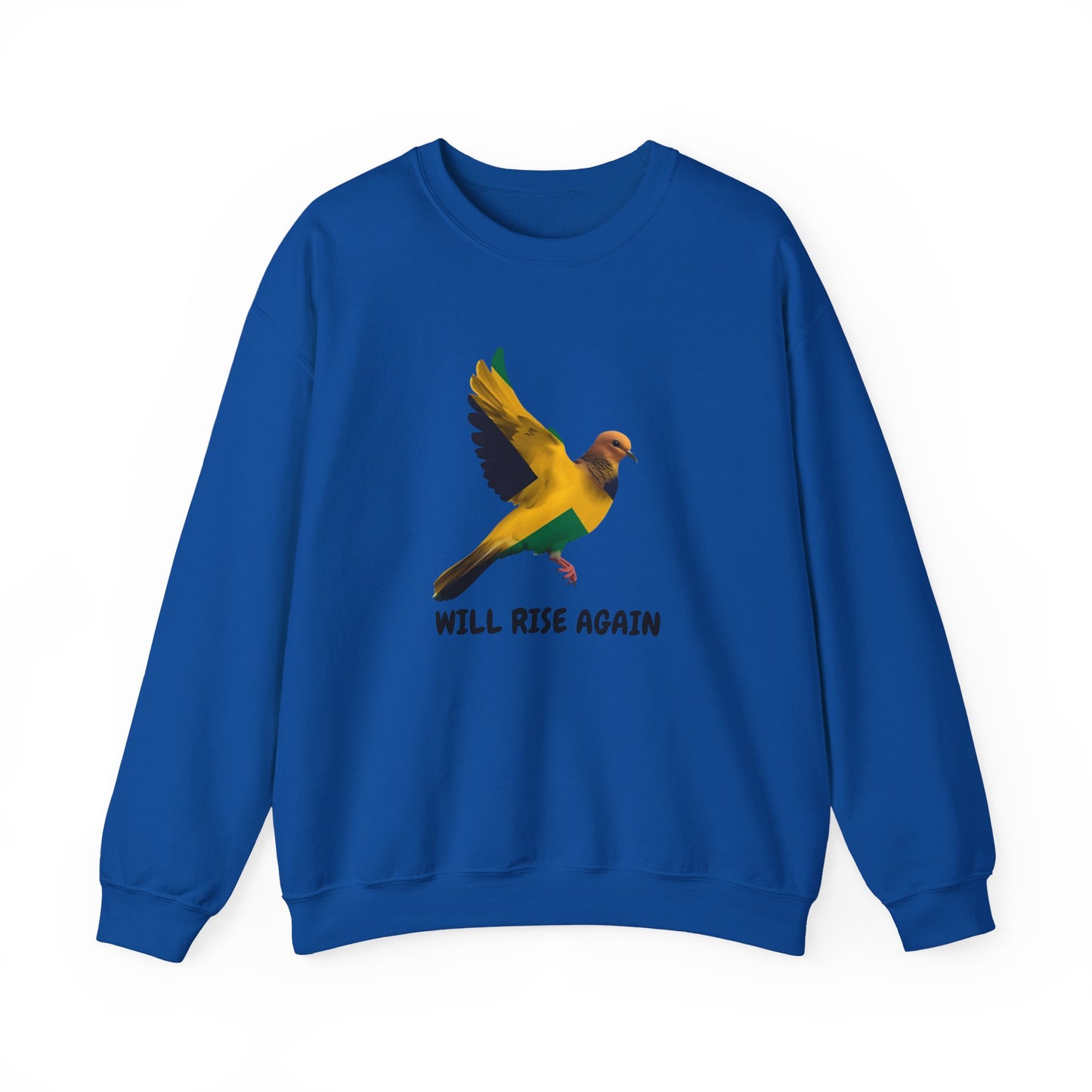 Will Rise Again Flying Bird Inspirational Pullover