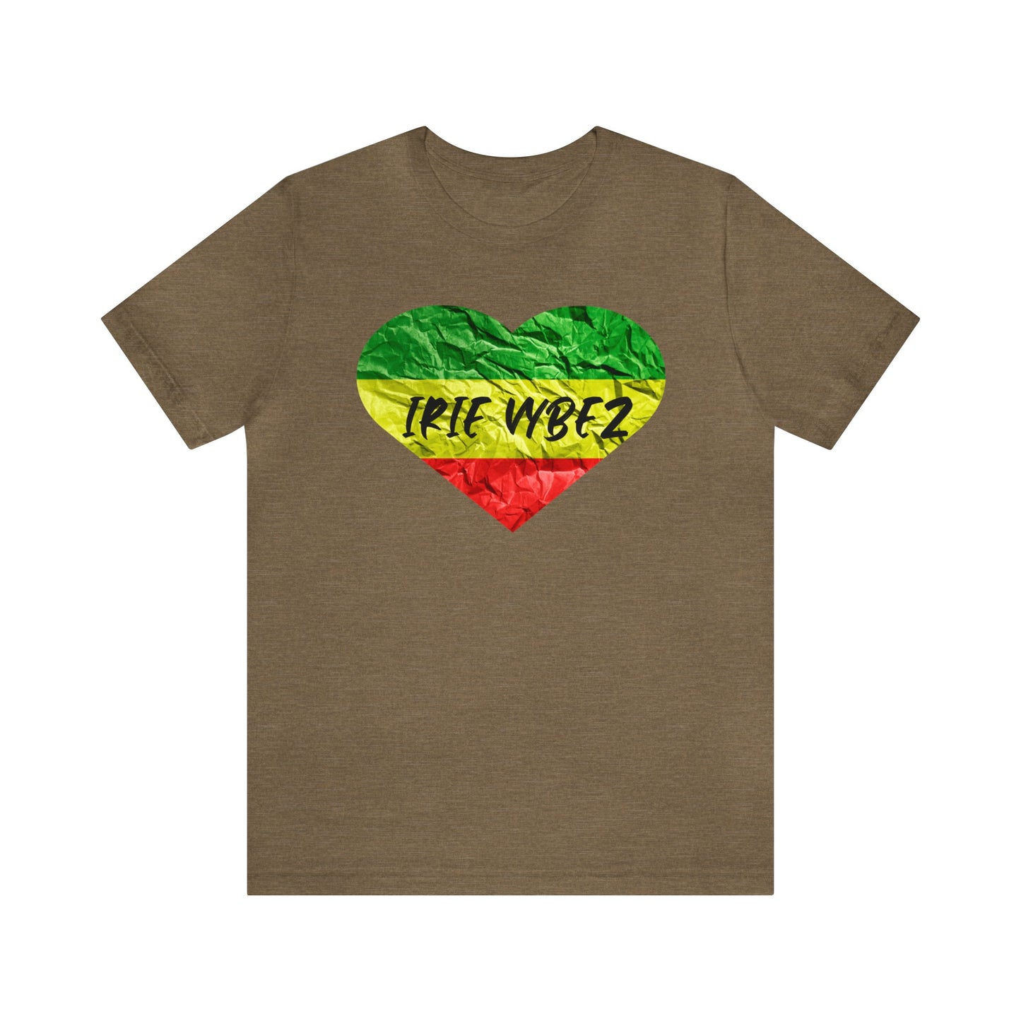 IRIE VYBEZ ROOTS COLOR CREWNECK T SHIRT