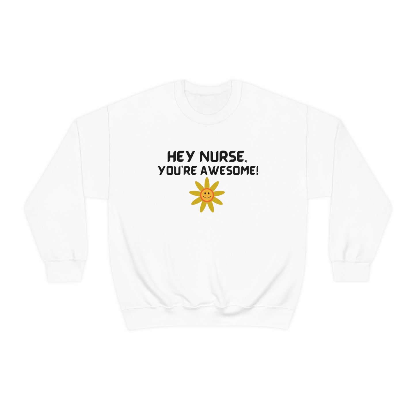 CREWNECK SWEATSHIRT NURSE GIFT WITH AWESOME WORDS FOR NURSE