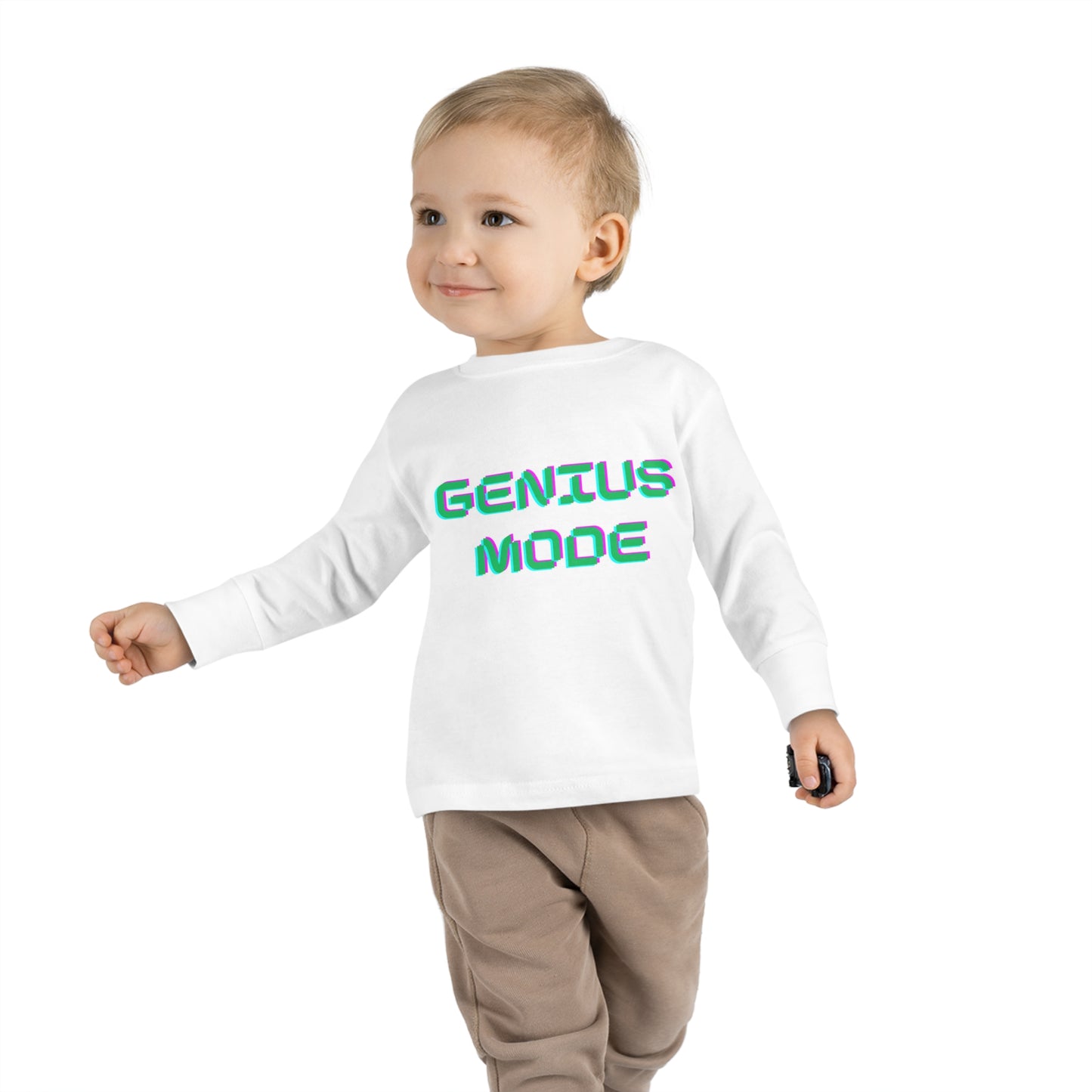 TODDLER GENIUS MODE LONG SLEEVE T SHIRT