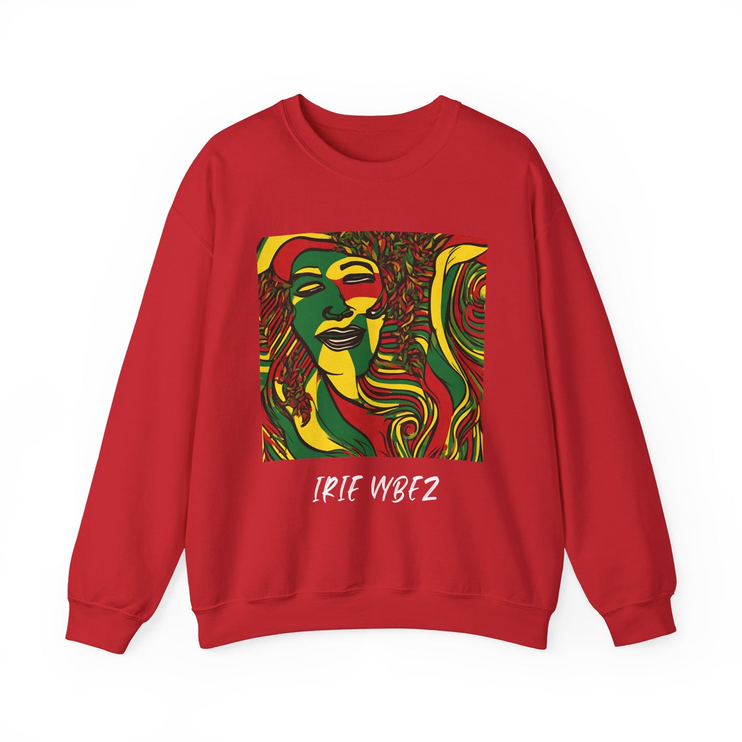 GRAPHIC RASTAH ART DESIGN CREWNECK SWEATSHIRT