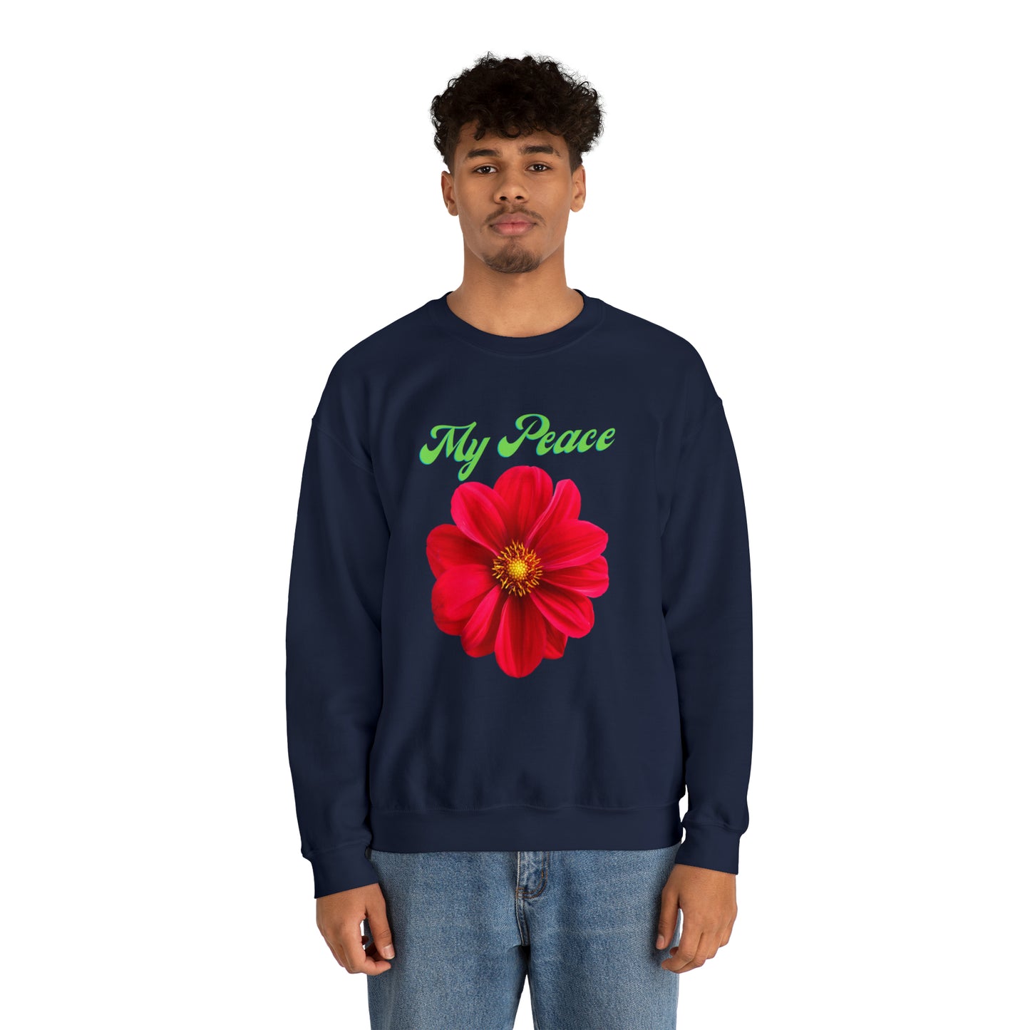 Red Flower design Statement sweatshirt Gift