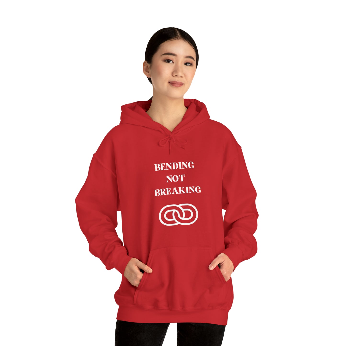 Bending not breaking  Heavy Blend Hooded Sweatshirt gift, hoodie gift to celebrate resilience. sweatshirt gift for friends