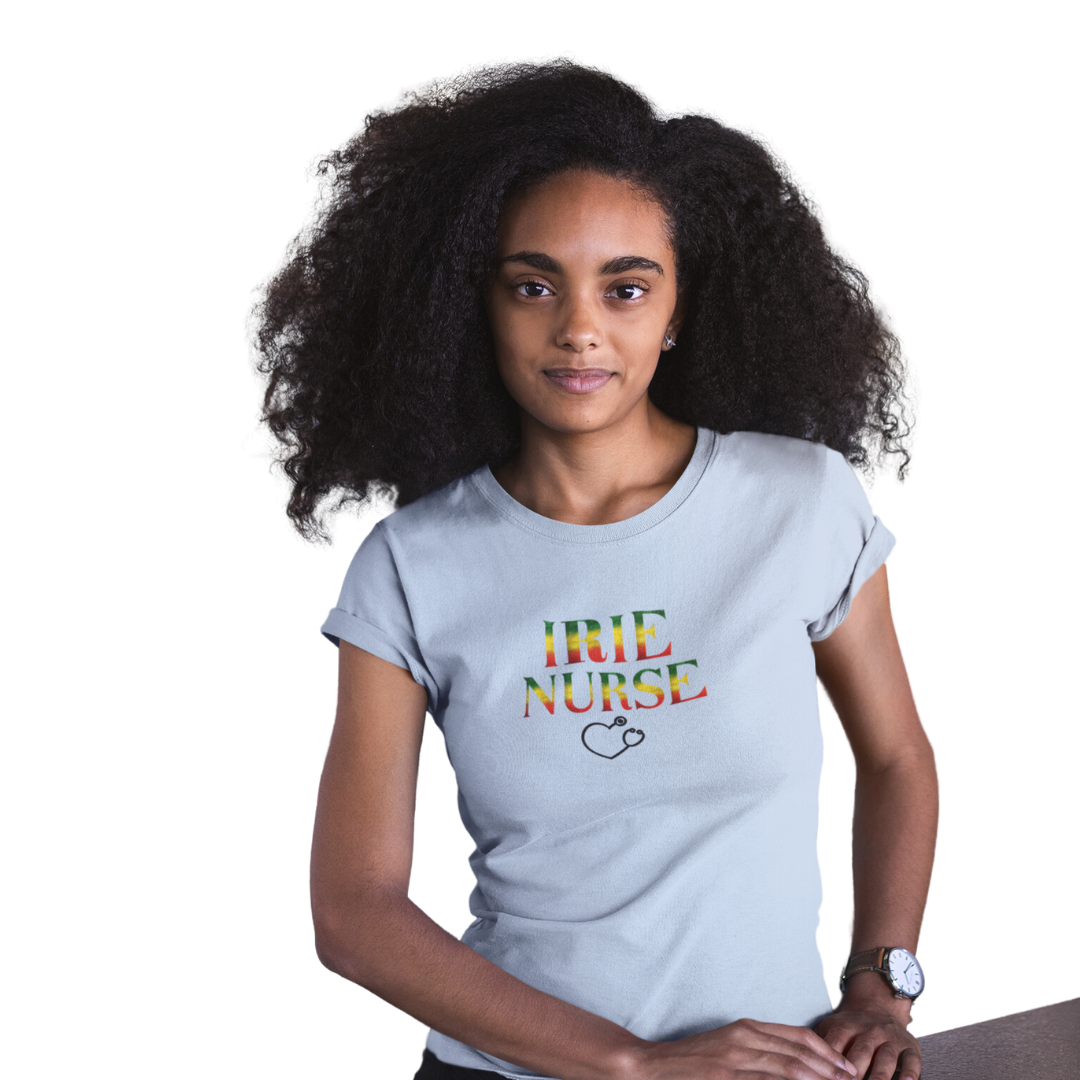 IRIE NURSE TSHIRT GIFTS FOR CARIBBEAN NURSES