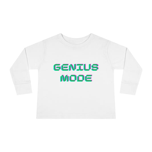 TODDLER GENIUS MODE LONG SLEEVE T SHIRT