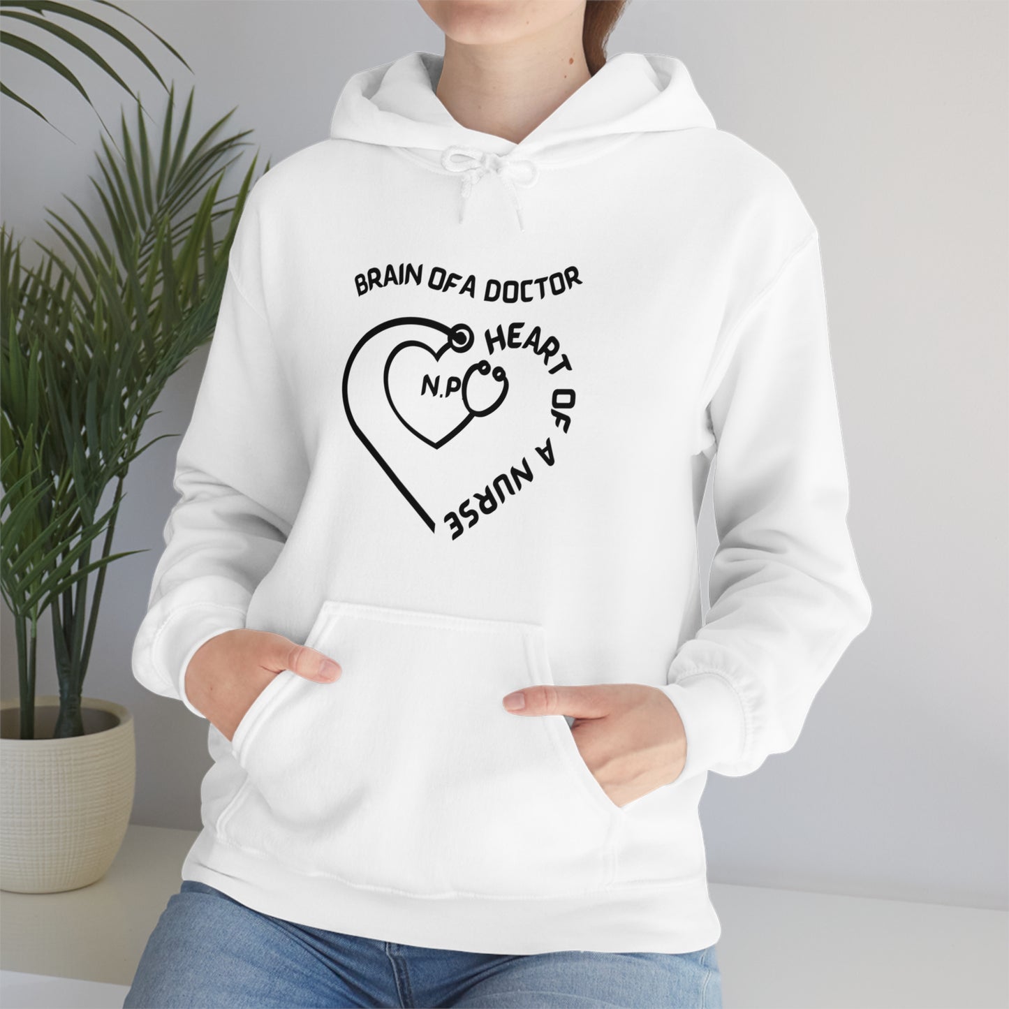 CUTE NURSE PRACTITIONER HOODED SWEATSHIRT GIFT