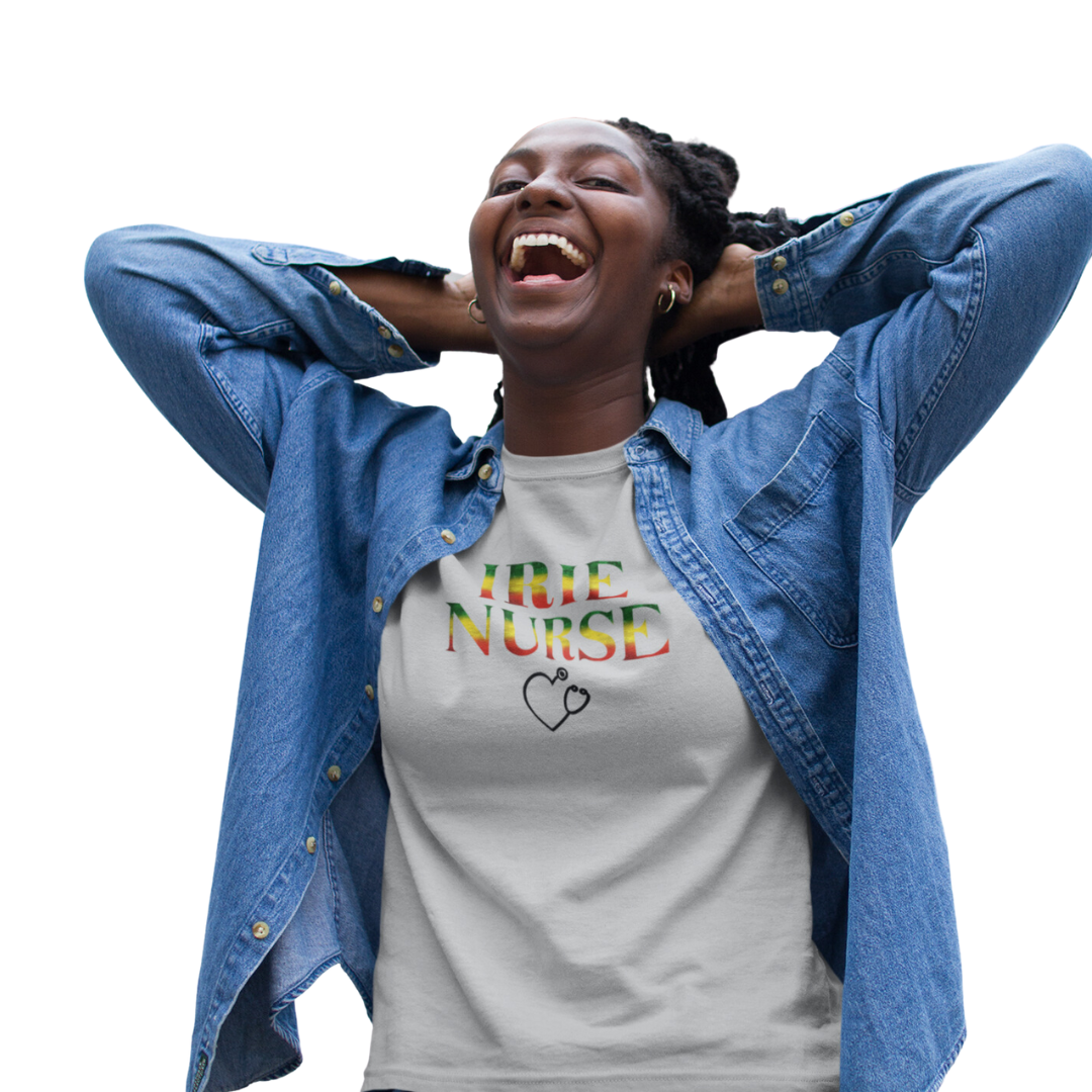 IRIE NURSE TSHIRT GIFTS FOR CARIBBEAN NURSES