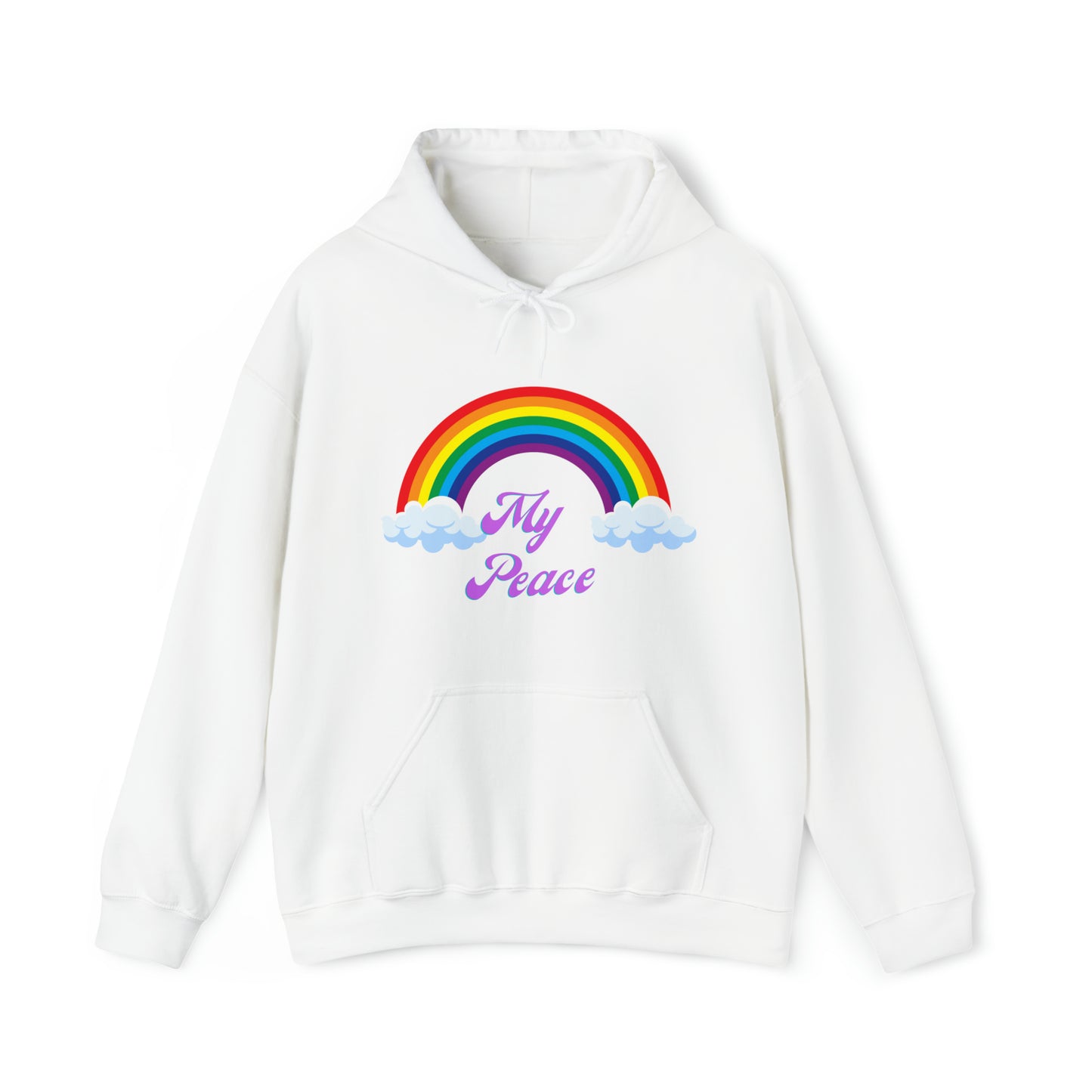 Rainbow Print Statement Hoodie Gift