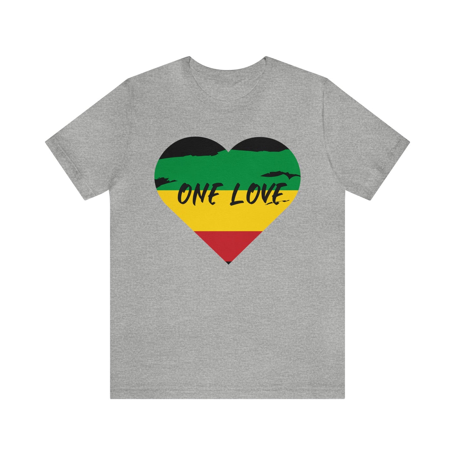 ONE LOVE RASTAH DESIGN UNISEX TEE SHIRT