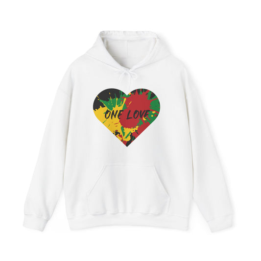 ONE LOVE RASTAH COLORS HOODED SWEATSHIRT