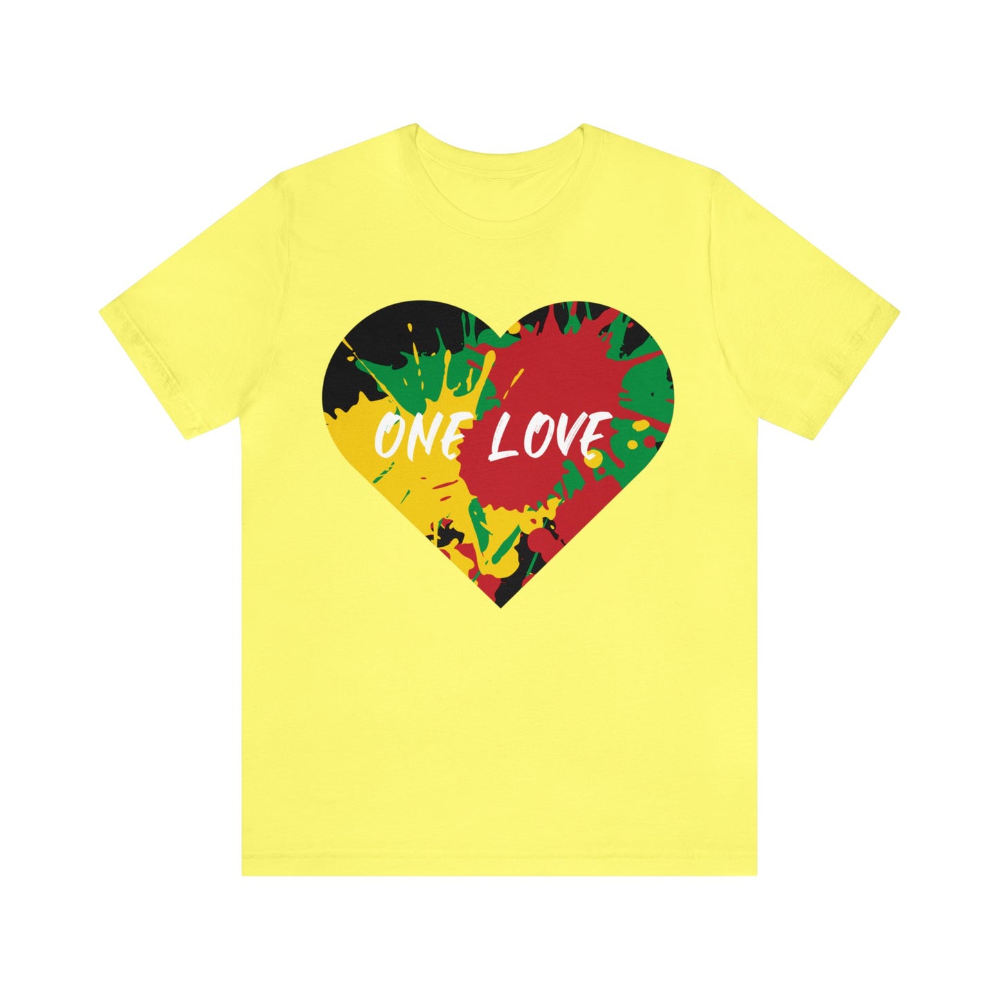 ONE LOVE TEE SHIRT REGGAE ART